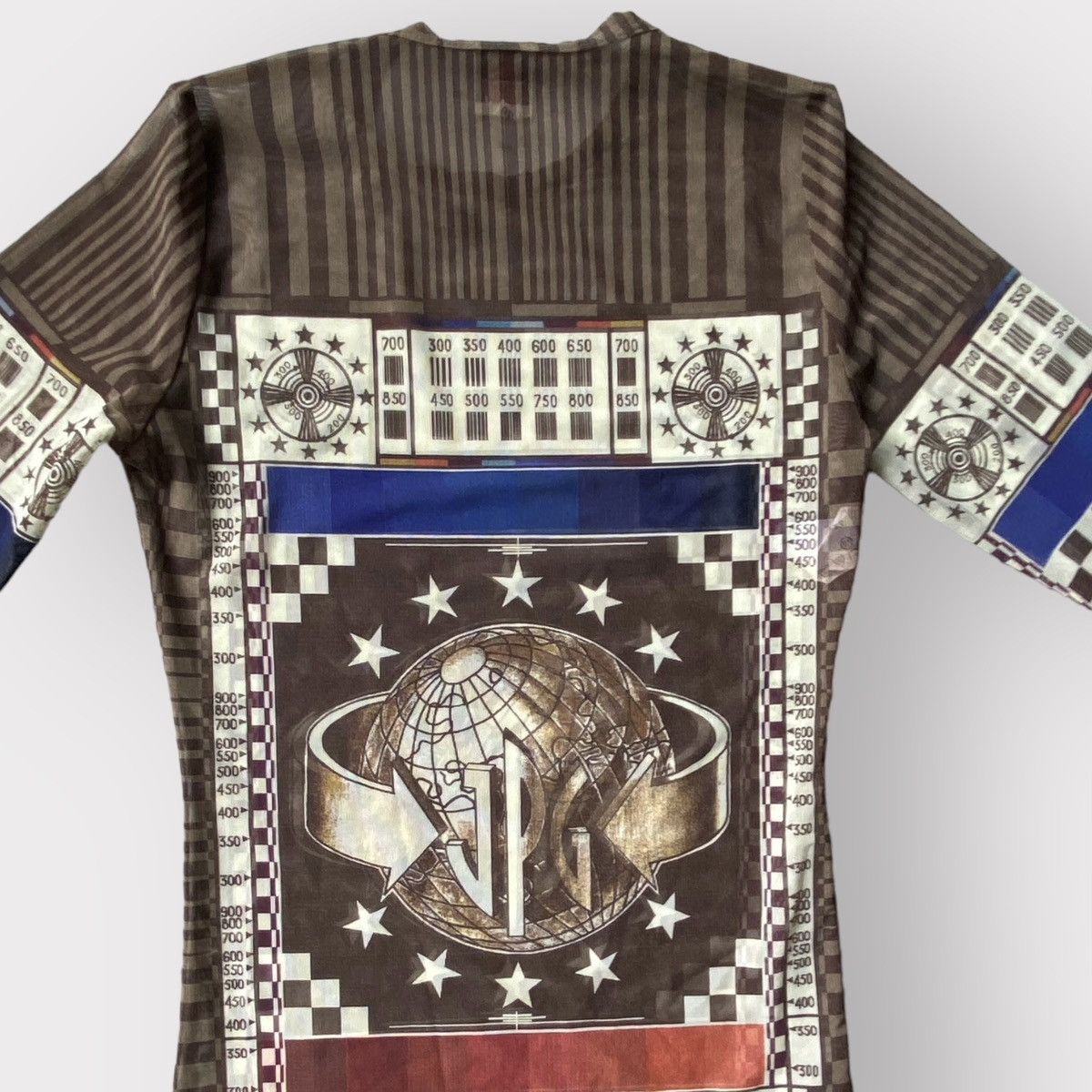 Jean Paul Gaultier JPG Globe Sheer mesh LS Size US XS / EU 42 / 0 - 5 Thumbnail