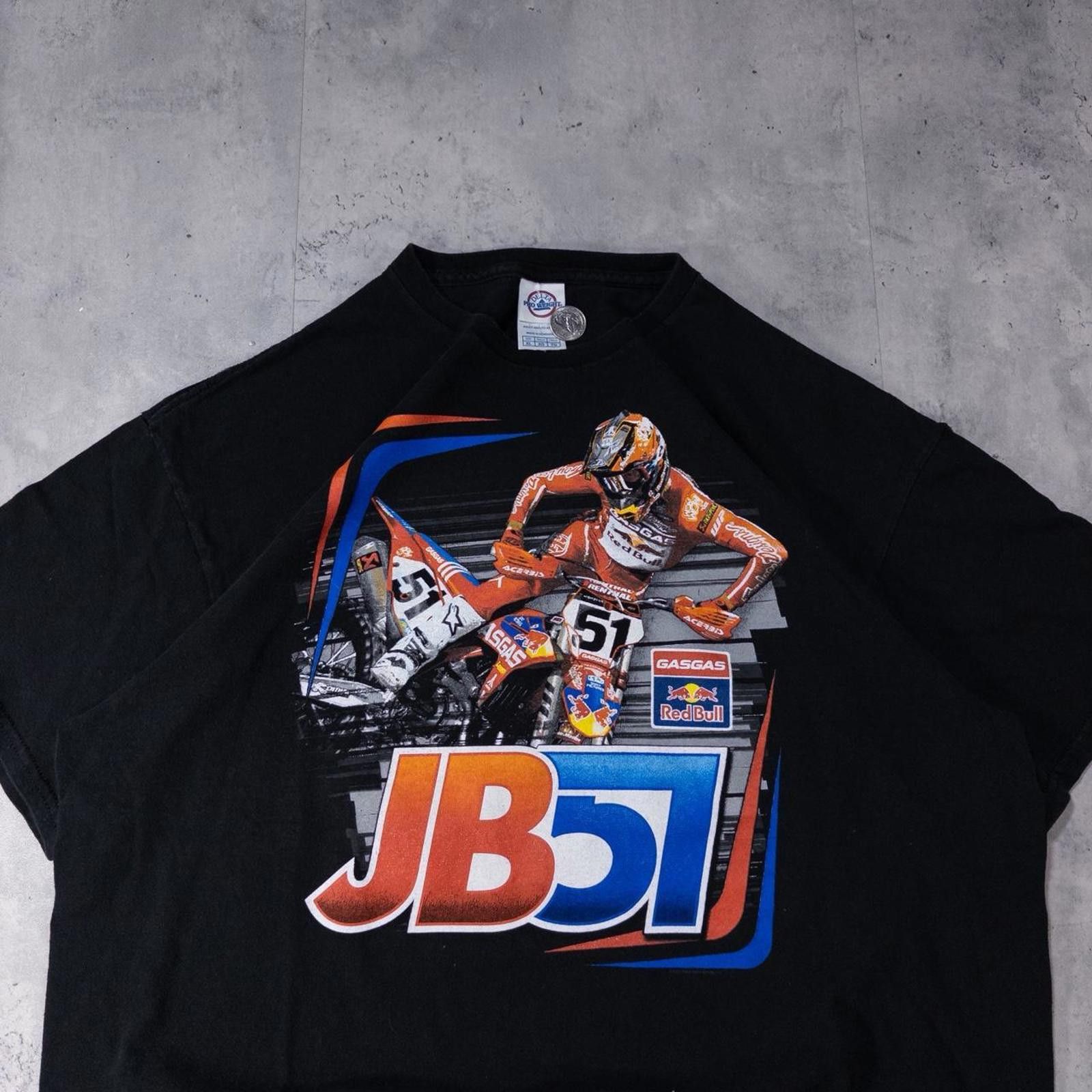 Other Y2K Black Redbull Racing Barcia 51 Moto T-Shirt Size US XL / EU 56 / 4 - 4 Thumbnail