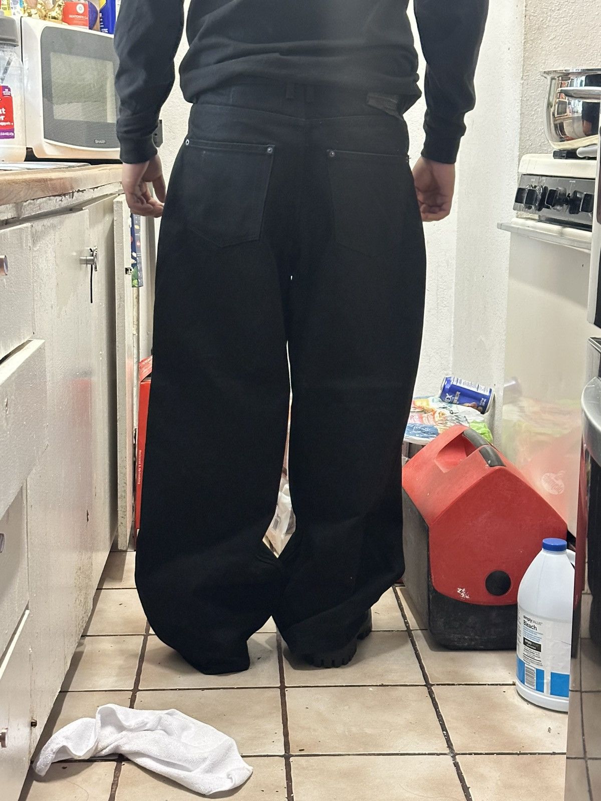 K-Two Studios K-Two Studios Black Selvedge Denim 36 x 32 Size US 36 / EU 52 - 5 Thumbnail