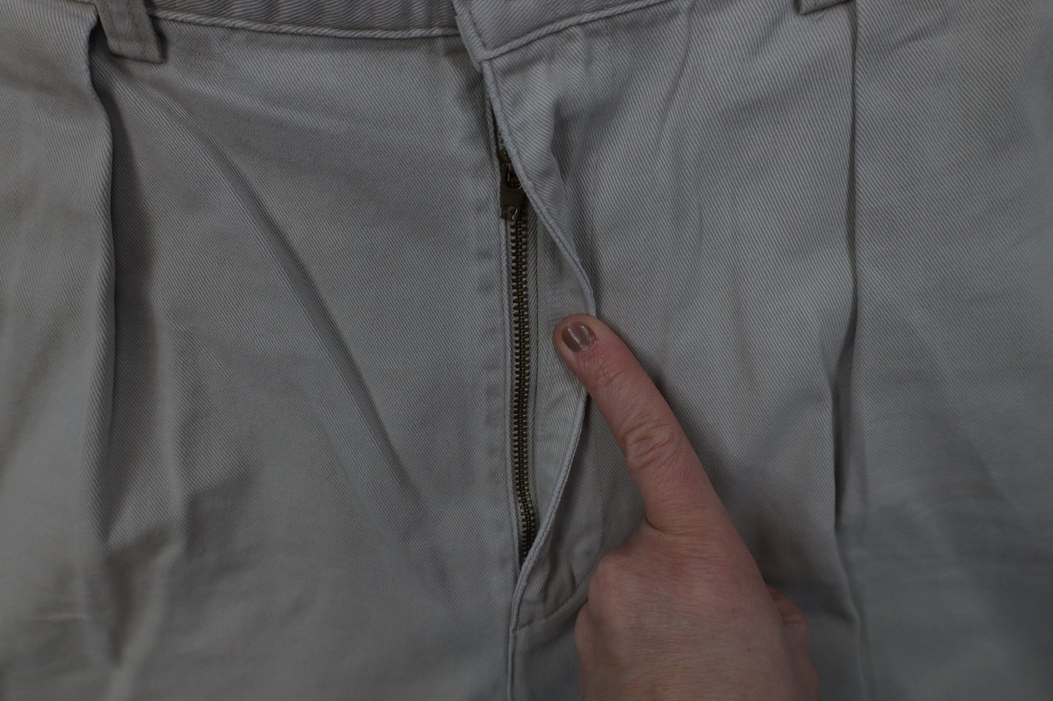 Ralph Lauren Vintage 90s Ralph Lauren Wide Leg Chino Pants Beige Cotton Size US 34 / EU 50 - 6 Thumbnail