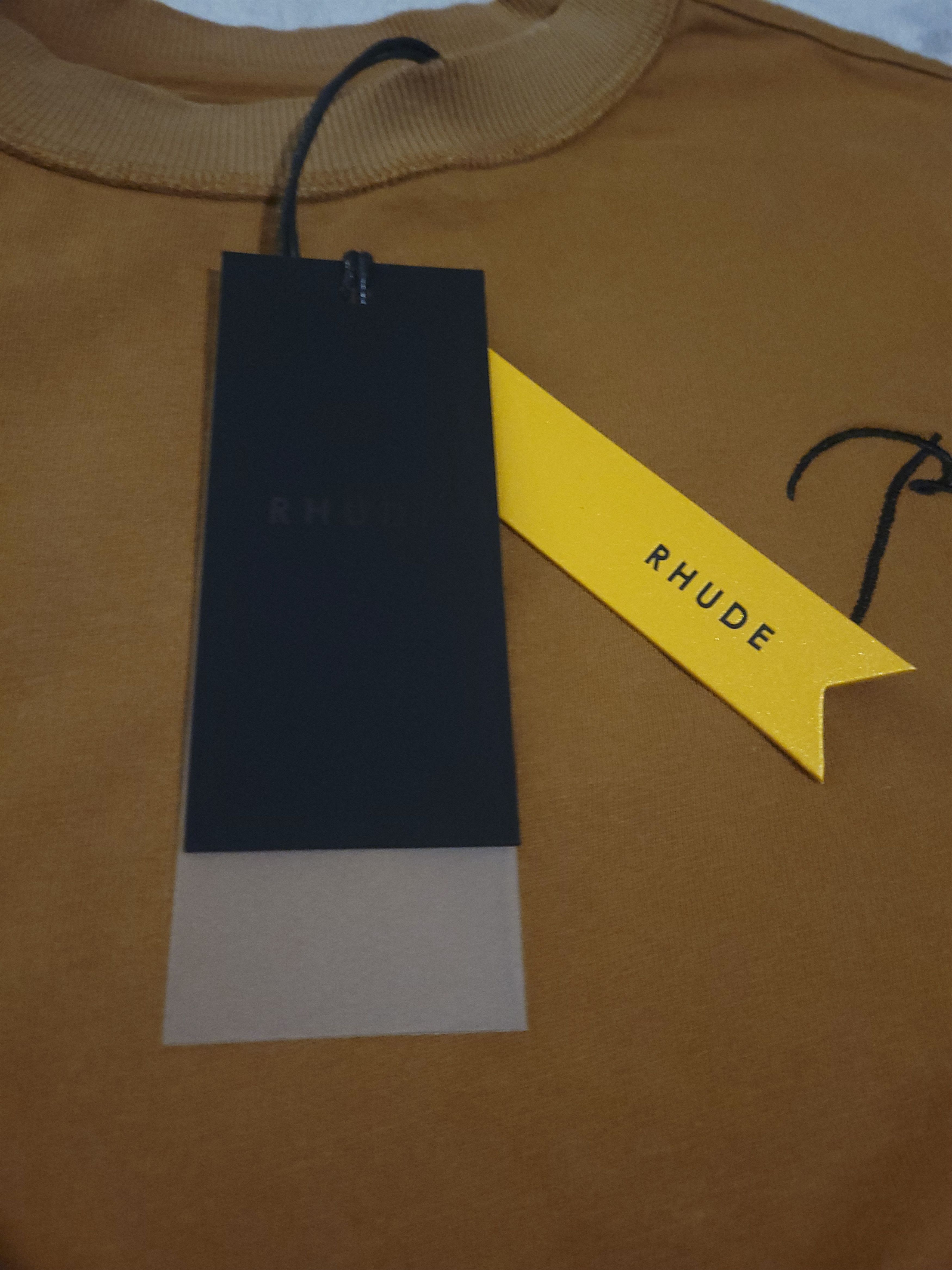 Rhude Rhude Reverse Tee - Camel -Oversized Small -Fits a Med -BNWT Size US S / EU 44-46 / 1 - 10 Thumbnail