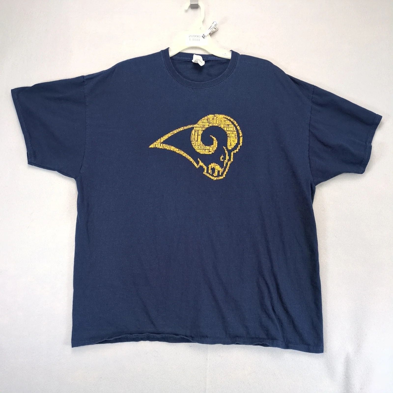Fruit Of The Loom Vtg 90s-Y2K Era Rams All Time Legends Player Names T-Shirt Size US XXL / EU 58 / 5 - 1 Thumbnail