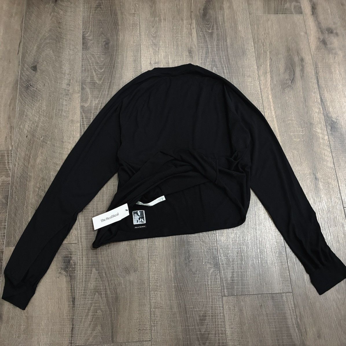 Rick Owens Drkshdw Rick Owens DRKSHDW Vega Combo Long Sleeve Tee/Sweatshirt - L Size US L / EU 52-54 / 3 - 4 Thumbnail