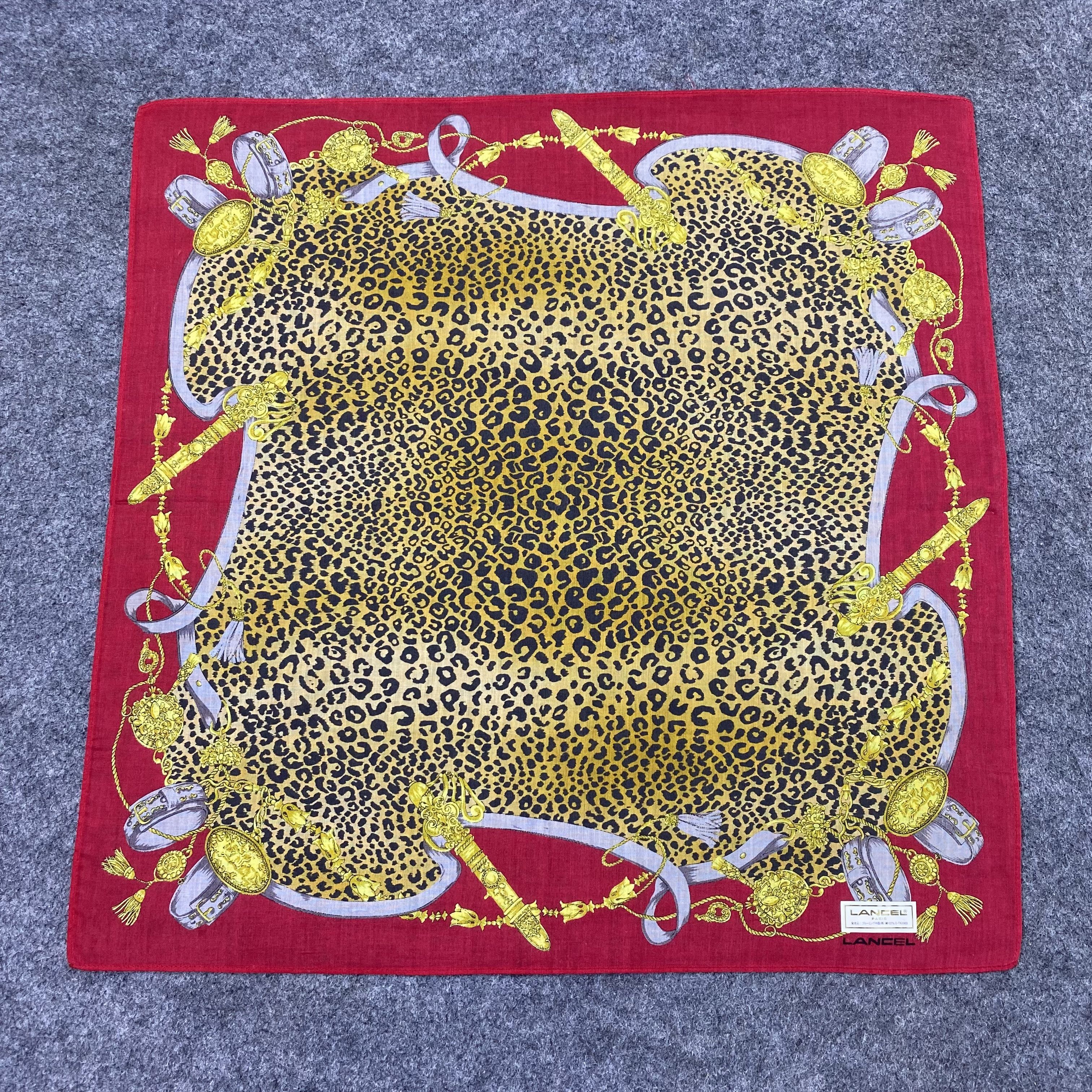 Lancel Lancel Handkerchief Neckerchief Bandana-B1976 Size ONE SIZE - 3 Thumbnail