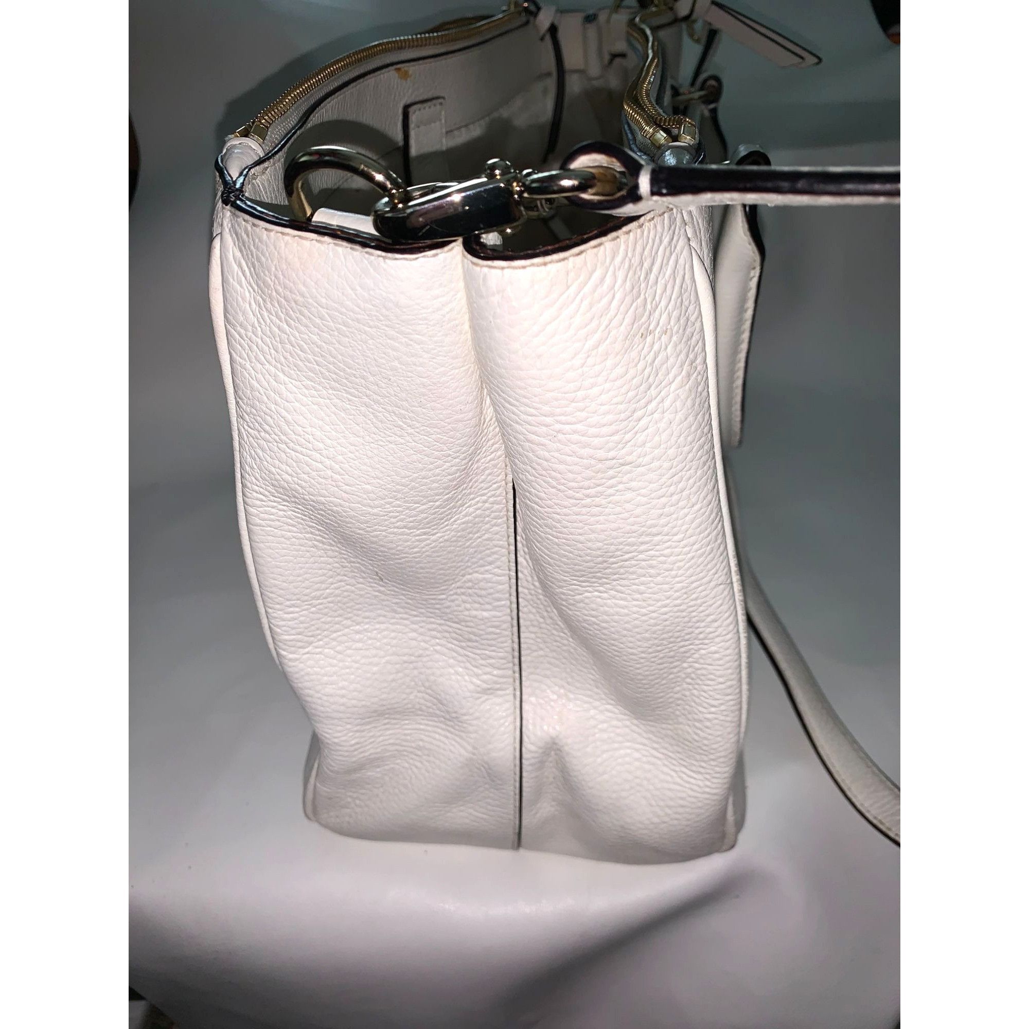 Kate Spade Kate Spade Mulberry Street Off White Pebble Leather Crossbod Size ONE SIZE - 9 Thumbnail