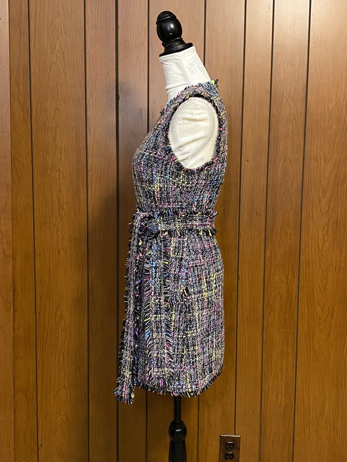 Cinq a Sept Cinq à Sept Rochelle Belted Tweed Minidress size 8 Size M / US 6-8 / IT 42-44 - 10 Thumbnail