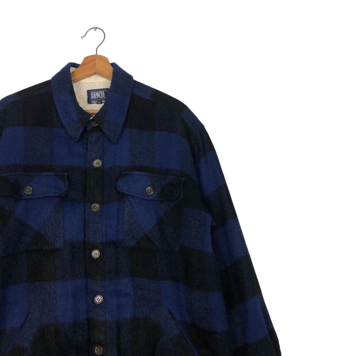 Japanese Brand 📌Vintage Our Pride Flannel Shirt Jacket Tartan Issey Miyake Size US L / EU 52-54 / 3 - 7 Thumbnail
