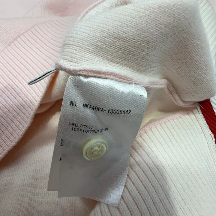 Thom Browne Thom Browne Pink Striped Long Sleeve Sweatshirt -2507 Size US S / EU 44-46 / 1 - 4 Thumbnail