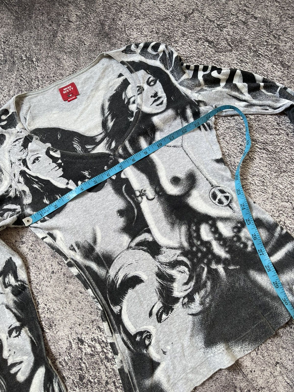 Japanese Brand Y2K Miss Sixty “hysteric style” longsleeve Size M / US 6-8 / IT 42-44 - 8 Thumbnail