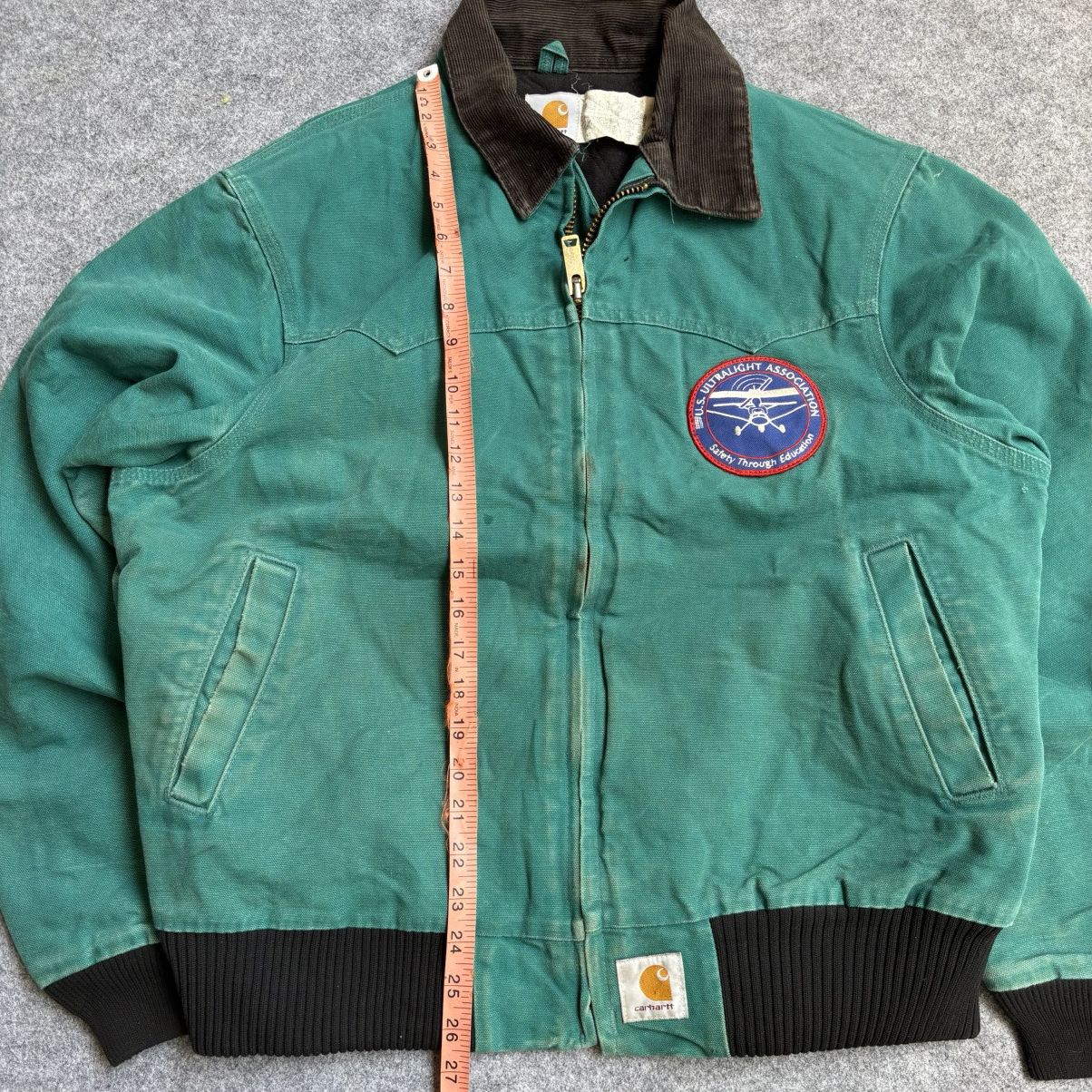Carhartt × Vintage 💥Rare💥 Vintage Carhartt Santa Fe Teal Jacket J13 AQU Size US M / EU 48-50 / 2 - 6 Thumbnail