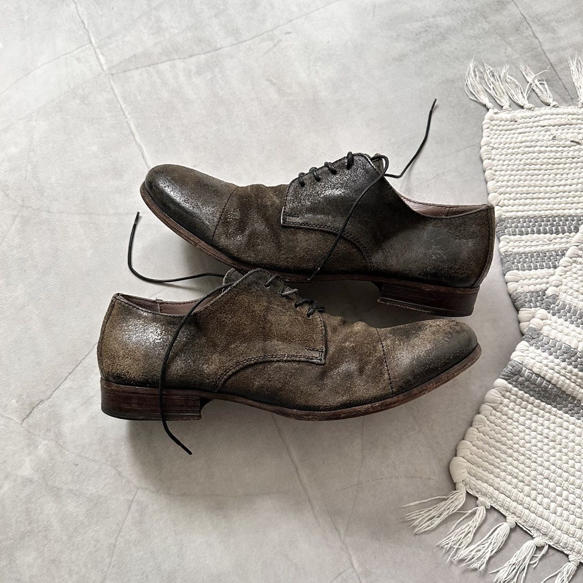 Dirk Bikkembergs RARE Moma Artisanal Waxed Suede Boots Guidi A1923 Vibe Size US 9.5 / EU 42-43 - 1 Thumbnail