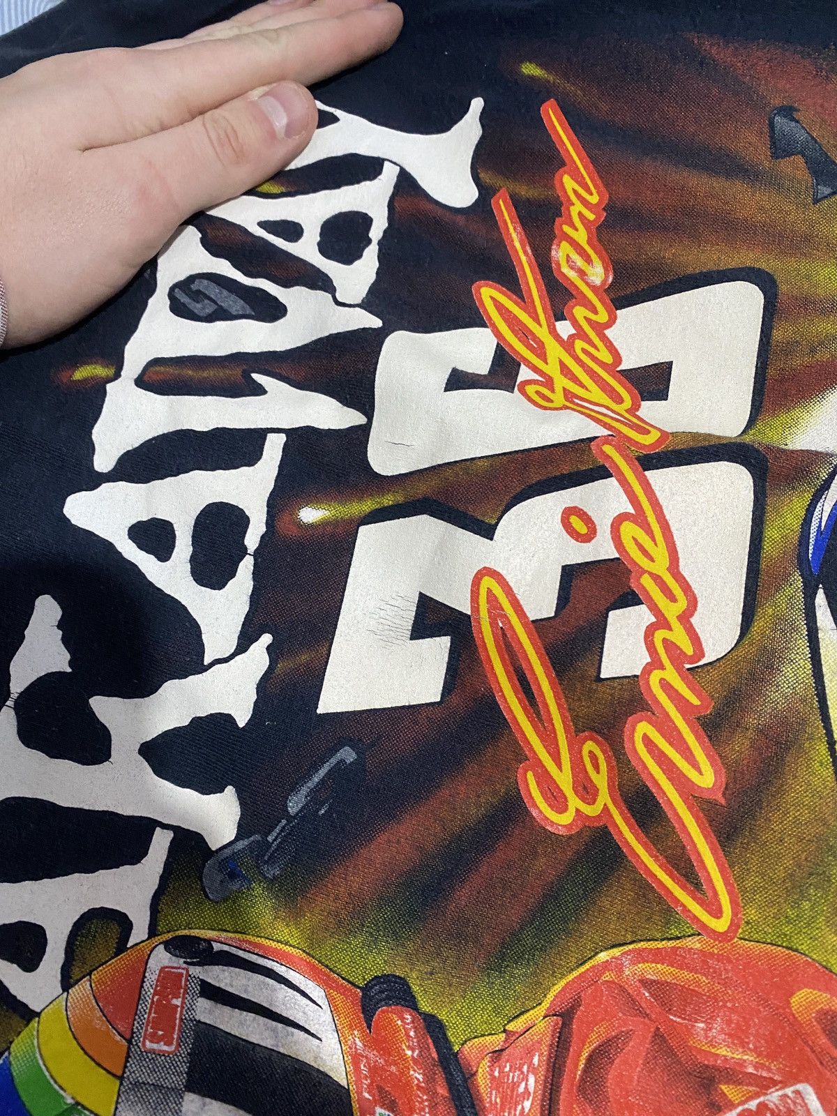 Logo Athletic × NASCAR × Vintage Vintage 1998 Skittles Racing NASCAR Ernie Irvan t-shirt Size US XXL / EU 58 / 5 - 9 Thumbnail