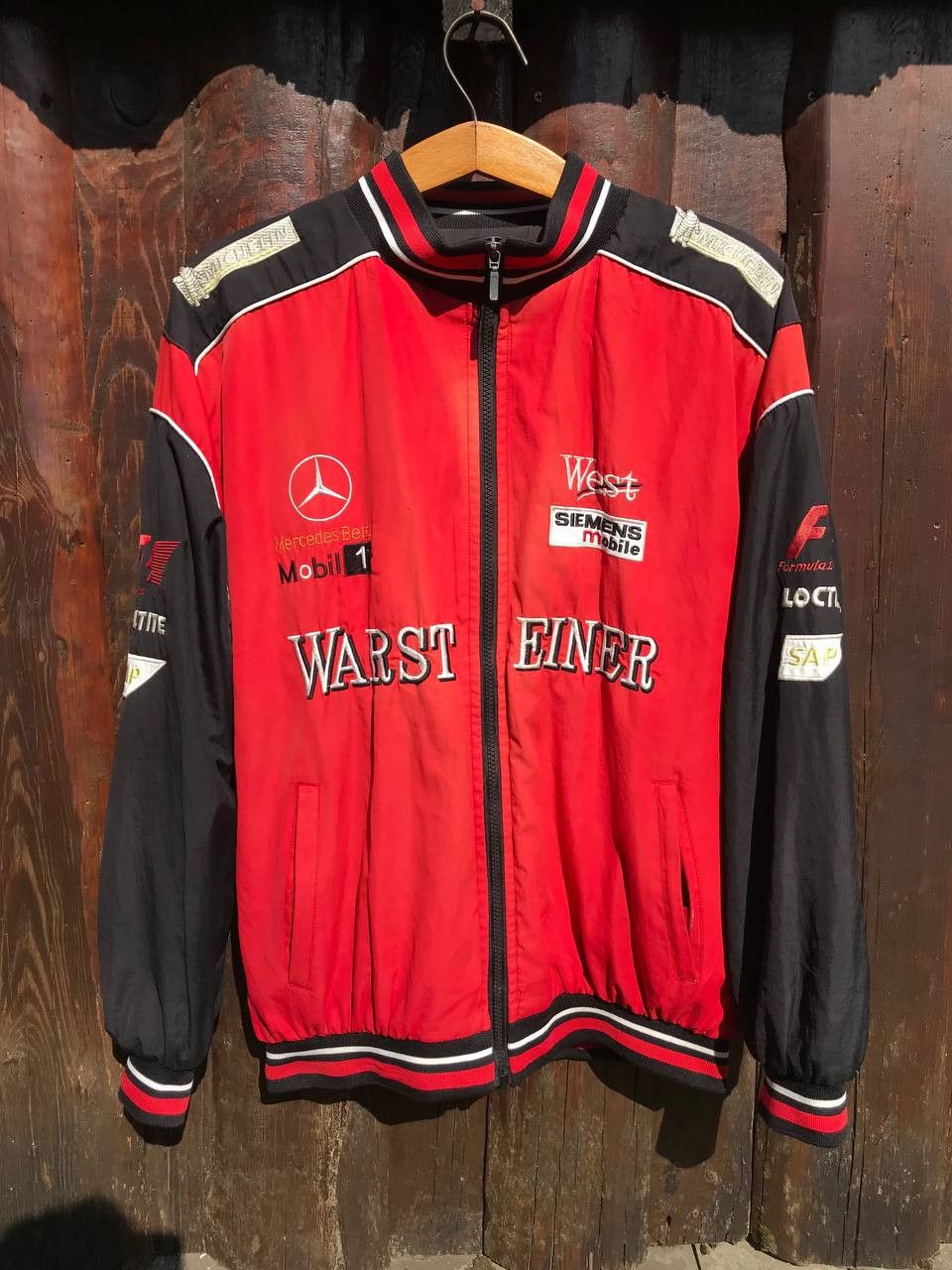 Formula 1 Vintage 90s McLaren Mercedes West F1 Racing Reversible Size US XL / EU 56 / 4 - 1 Thumbnail