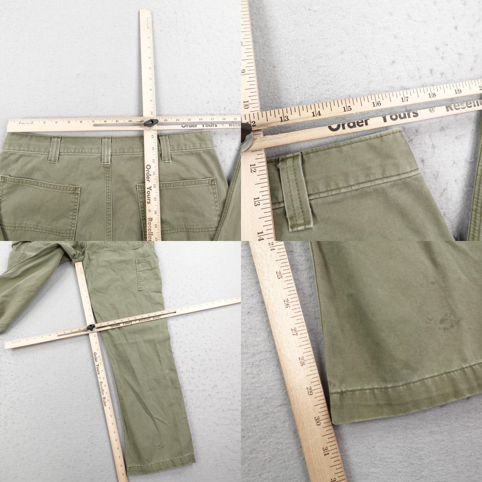 Carhartt Carhartt Pants Mens 36x32 Green Relaxed Fit Twill Carpenter Dungaree Work Washed Size US 36 / EU 52 - 9 Thumbnail