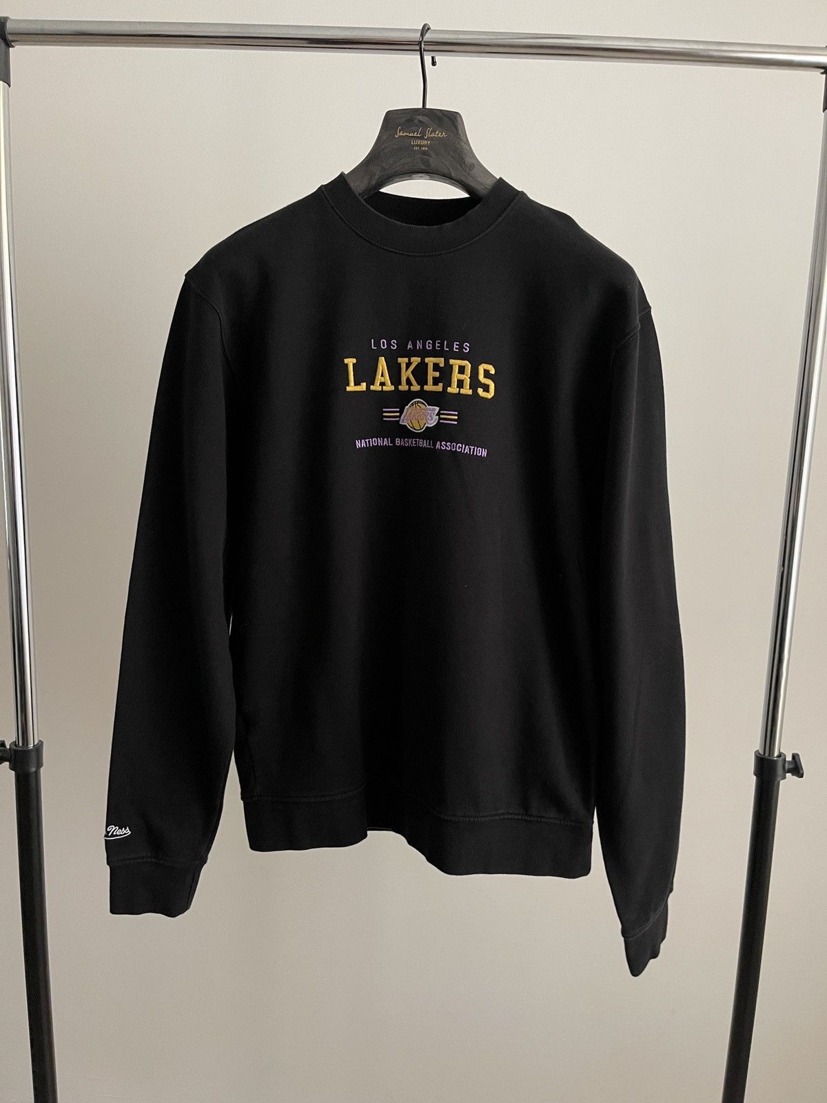 Mitchell & Ness Lakers sweatshirt black men’s big logo Mitchell&Ness USA Size US M / EU 48-50 / 2 - 1 Thumbnail