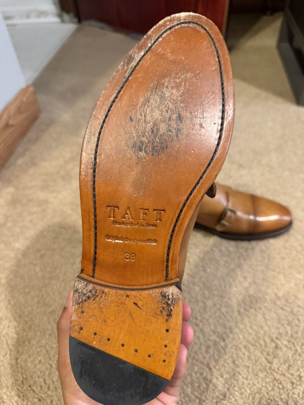 TAFT Taft Double Strap Dress Shoes Size US 6 / EU 39 - 5 Thumbnail
