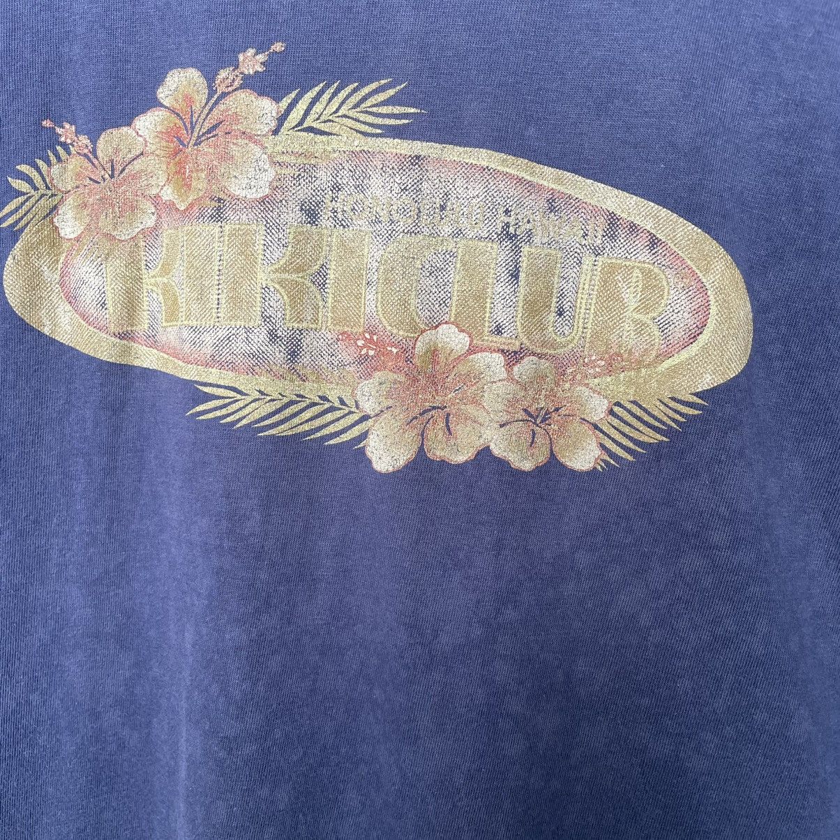 Vintage Vintage Faded Navy Kiki club Hawaiian Surf ERD GRUNGE TEE Size US L / EU 52-54 / 3 - 8 Thumbnail