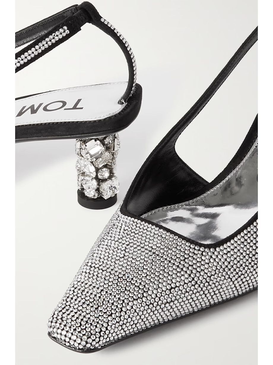 Tom Ford Bejeweled slingback pump Size US 8.5 / IT 38.5 - 1 Thumbnail