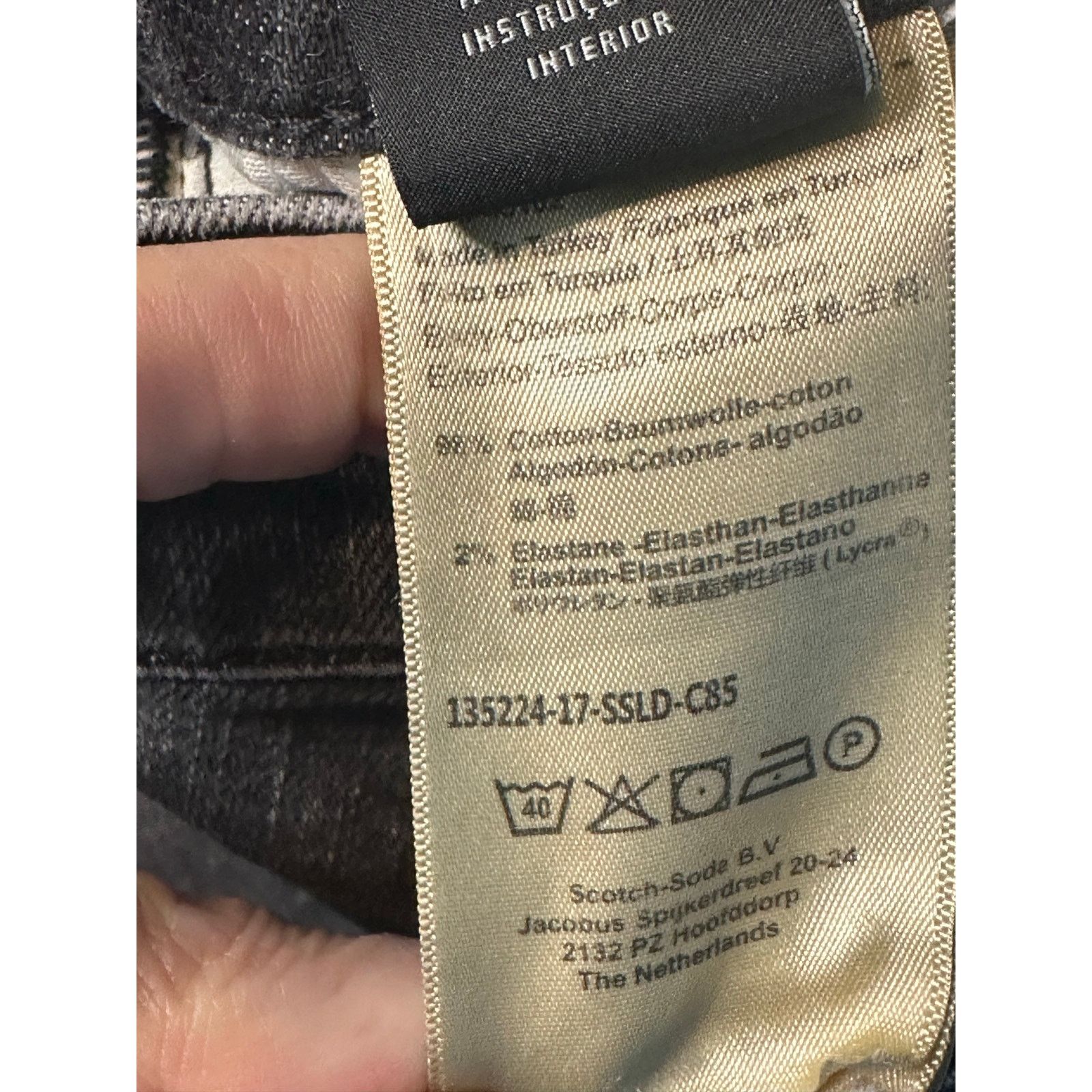 Scotch & Soda Scotch & Soda Golden Ticket high rise skinny jeans size 2 Size 26" / US 2 / IT 38 - 3 Thumbnail