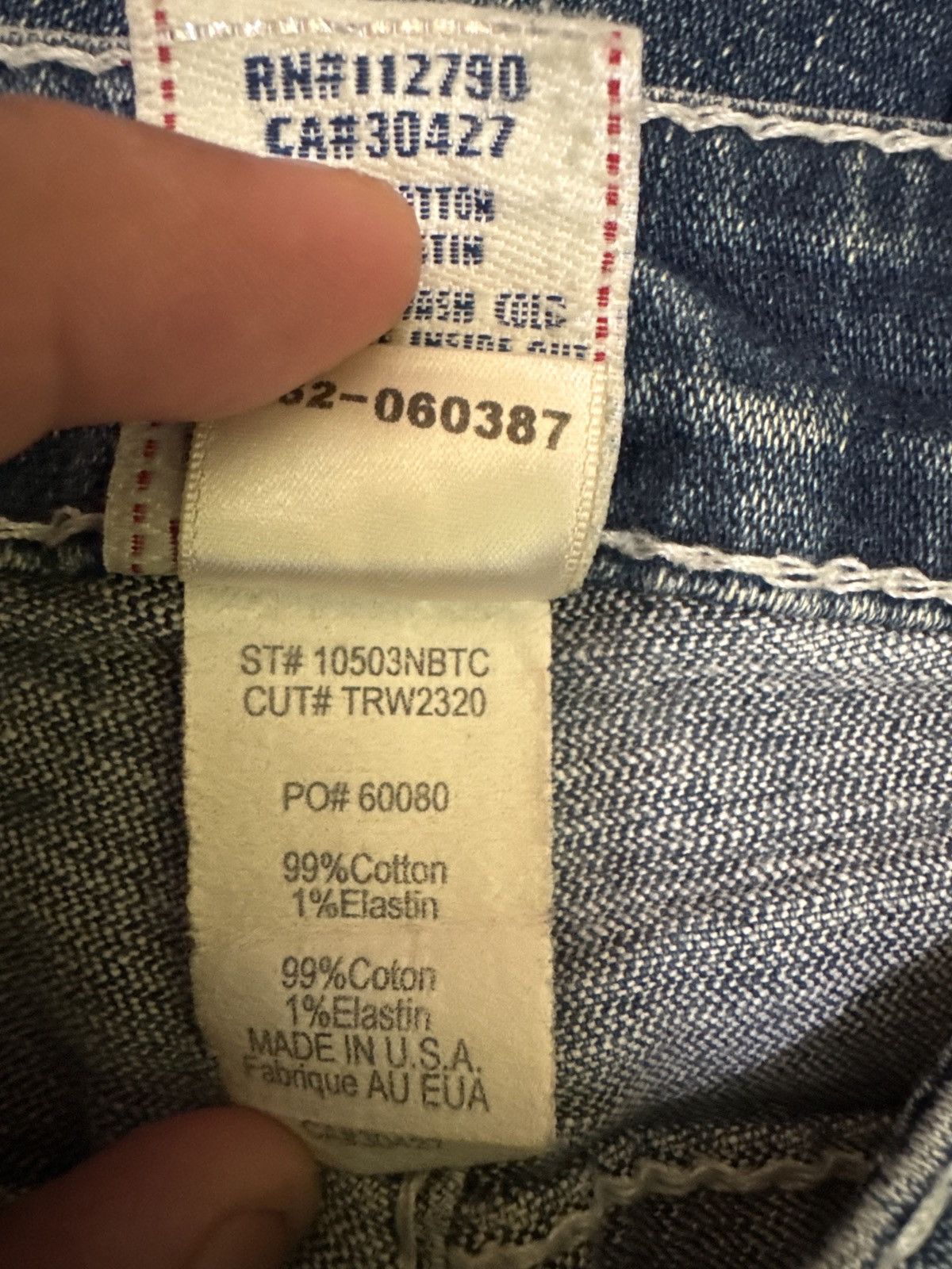 True Religion Flared TRUE RELIGION with White Stitching Low Rise jeans Size 28" / US 6 / IT 42 - 18 Thumbnail