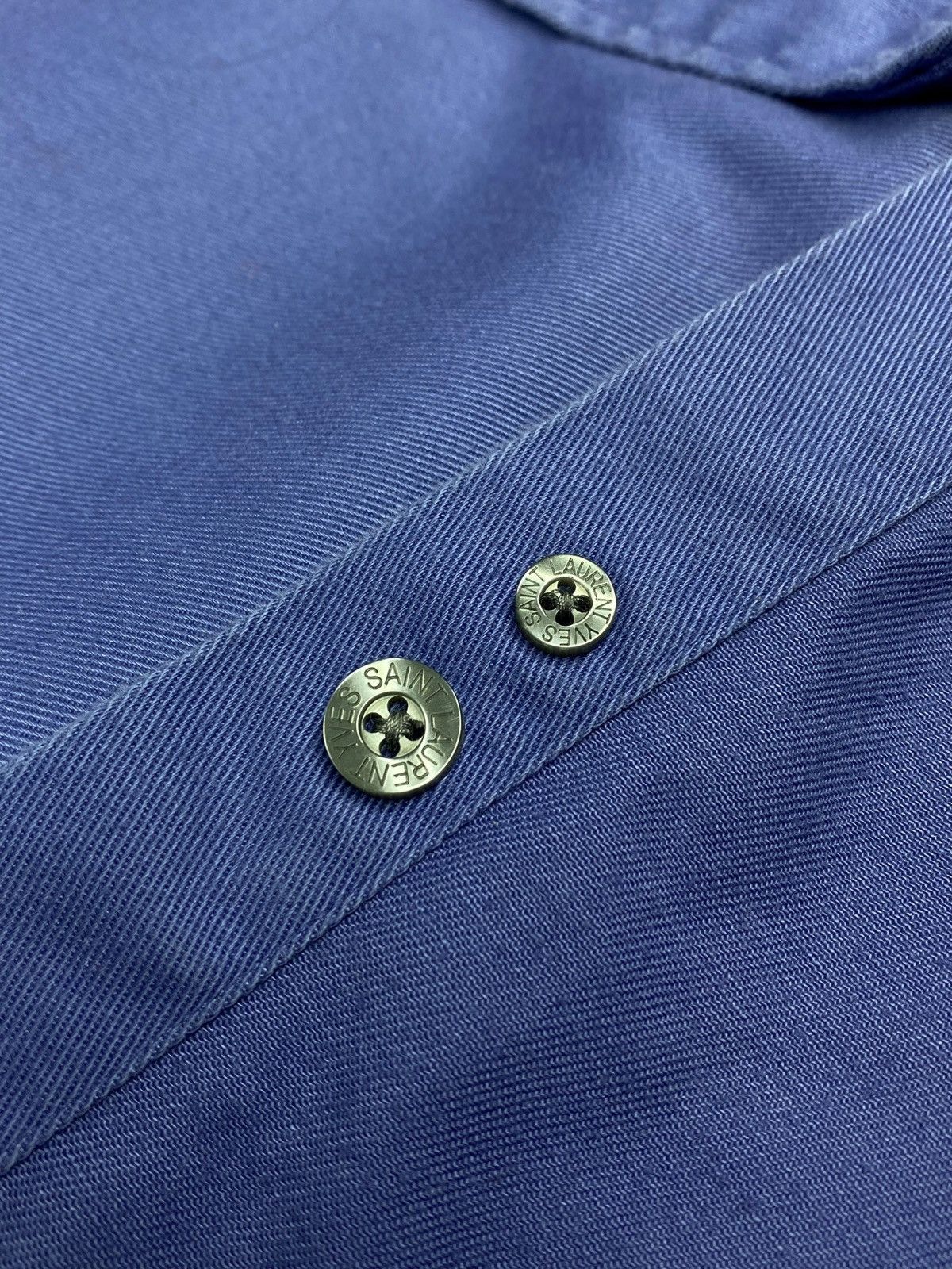 Yves Saint Laurent 🔥 Y2K YSL BUTTON UP SHIRT VINTAGE FRENCH DAD AESTHETIC Size US S / EU 44-46 / 1 - 19 Thumbnail