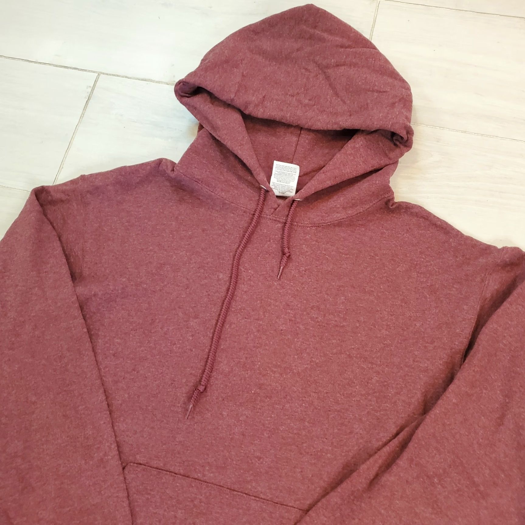 Jerzees VINTAGE Jerzees NuBlend Red Maroon Hoodie Sweatshirt Hoodie M Red 80s 90s Classic Mens Jerzees Size US M / EU 48-50 / 2 - 4 Thumbnail