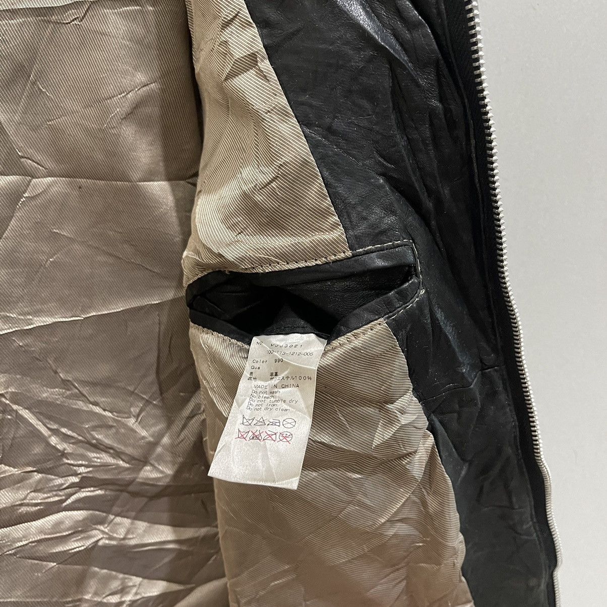 Vanquish × Vintage Vintage VANQUISH Leather Motorcycle Rider Zipper Jacket Size US M / EU 48-50 / 2 - 16 Thumbnail