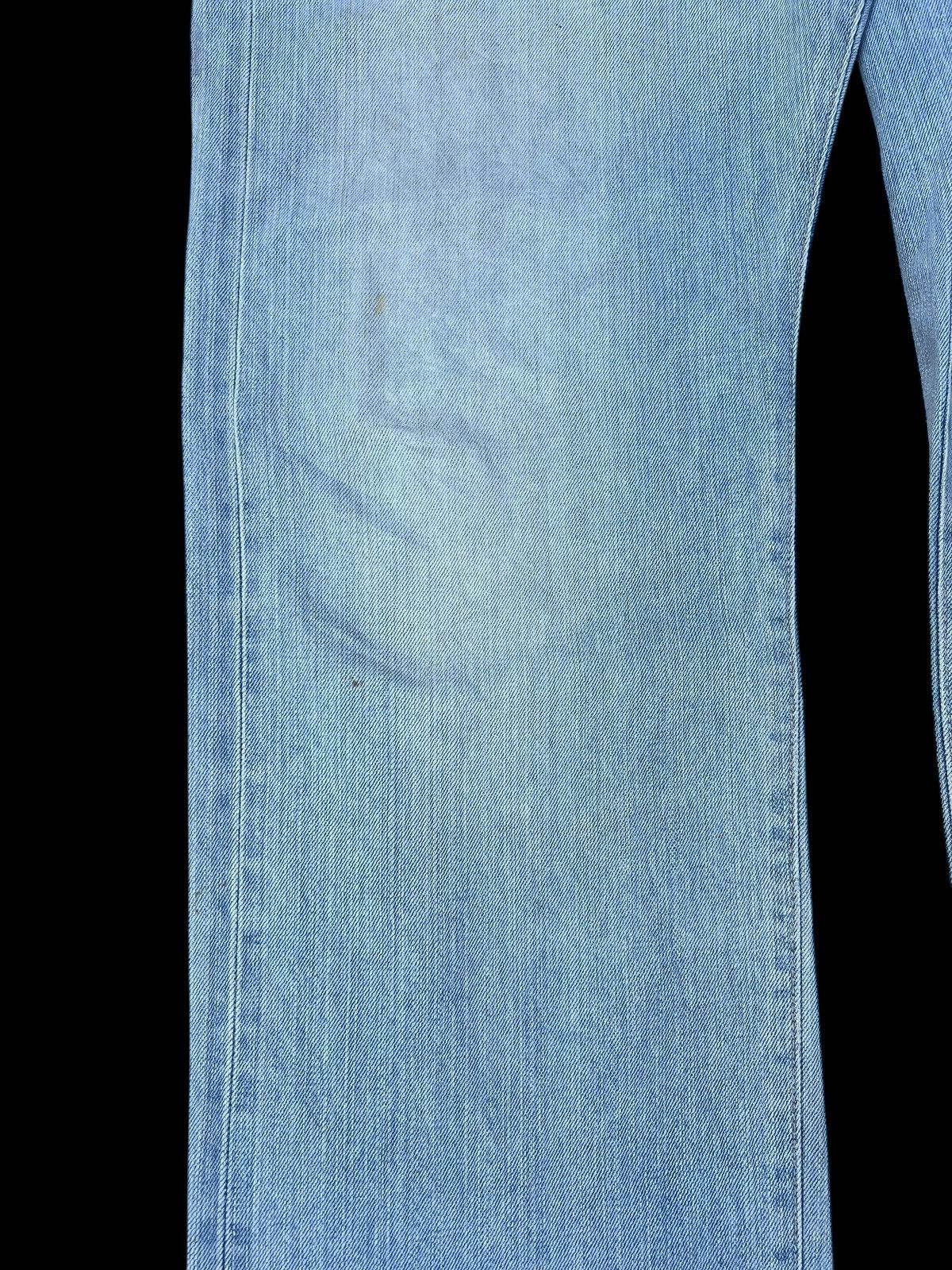 Edwin 2000s Edwin 505 Distressed Aging Mud Denim Selvedge Jeans Size US 32 / EU 48 - 9 Thumbnail