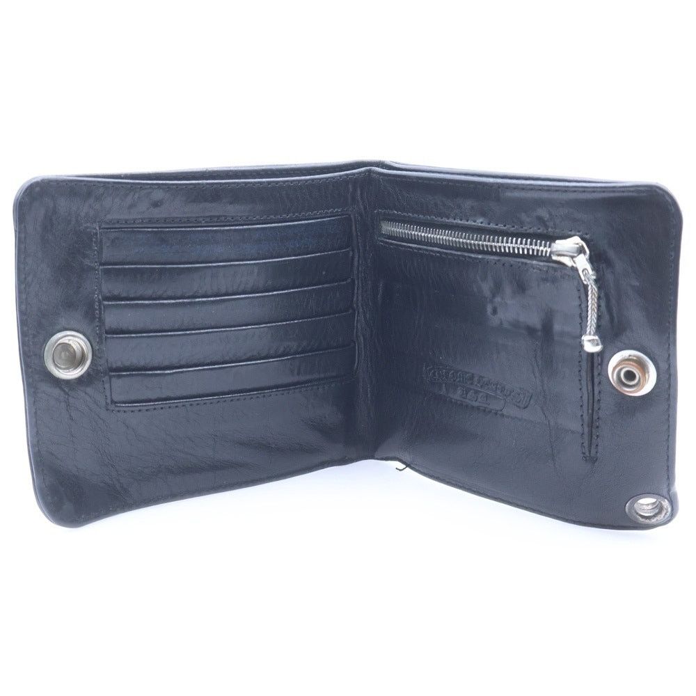 Chrome Hearts Chrome Hearts Snap Cross Button Leather Wallet Size ONE SIZE - 4 Thumbnail