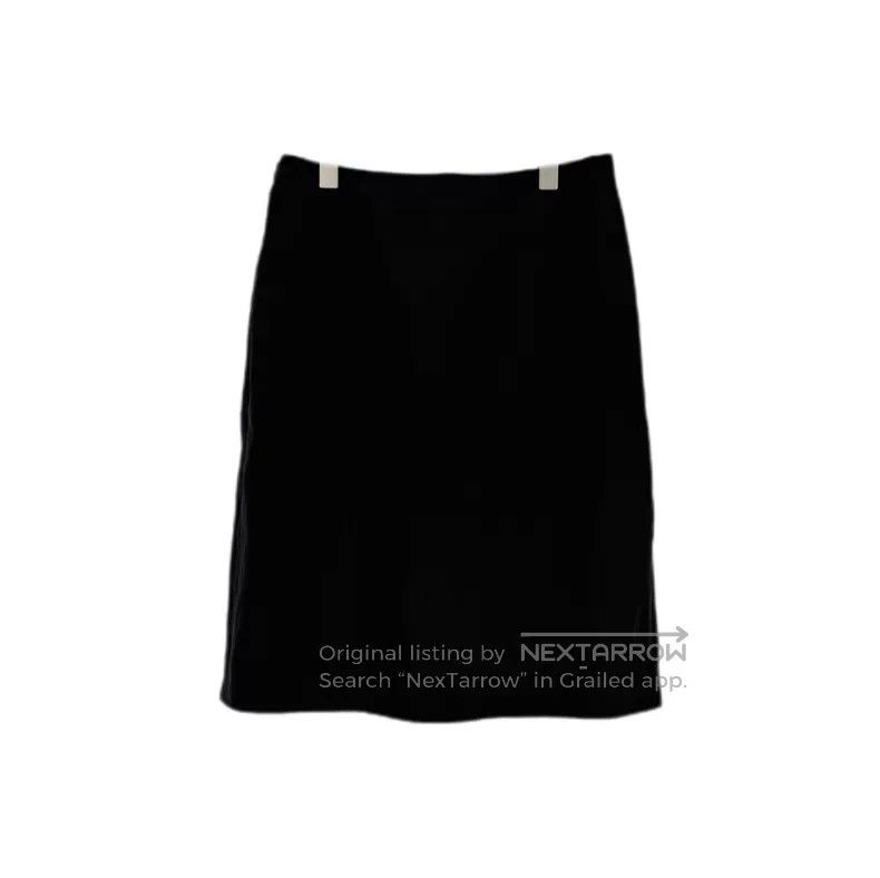 Hermes Hermes Black Linen Skirt Size 25" / US 0 / IT 36 - 2 Thumbnail