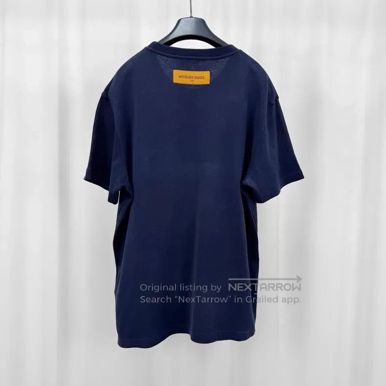 Louis Vuitton Louis Vuitton Dark Blue Ocean Beaded Dark Pattern Full Pri Size US M / EU 48-50 / 2 - 2 Thumbnail
