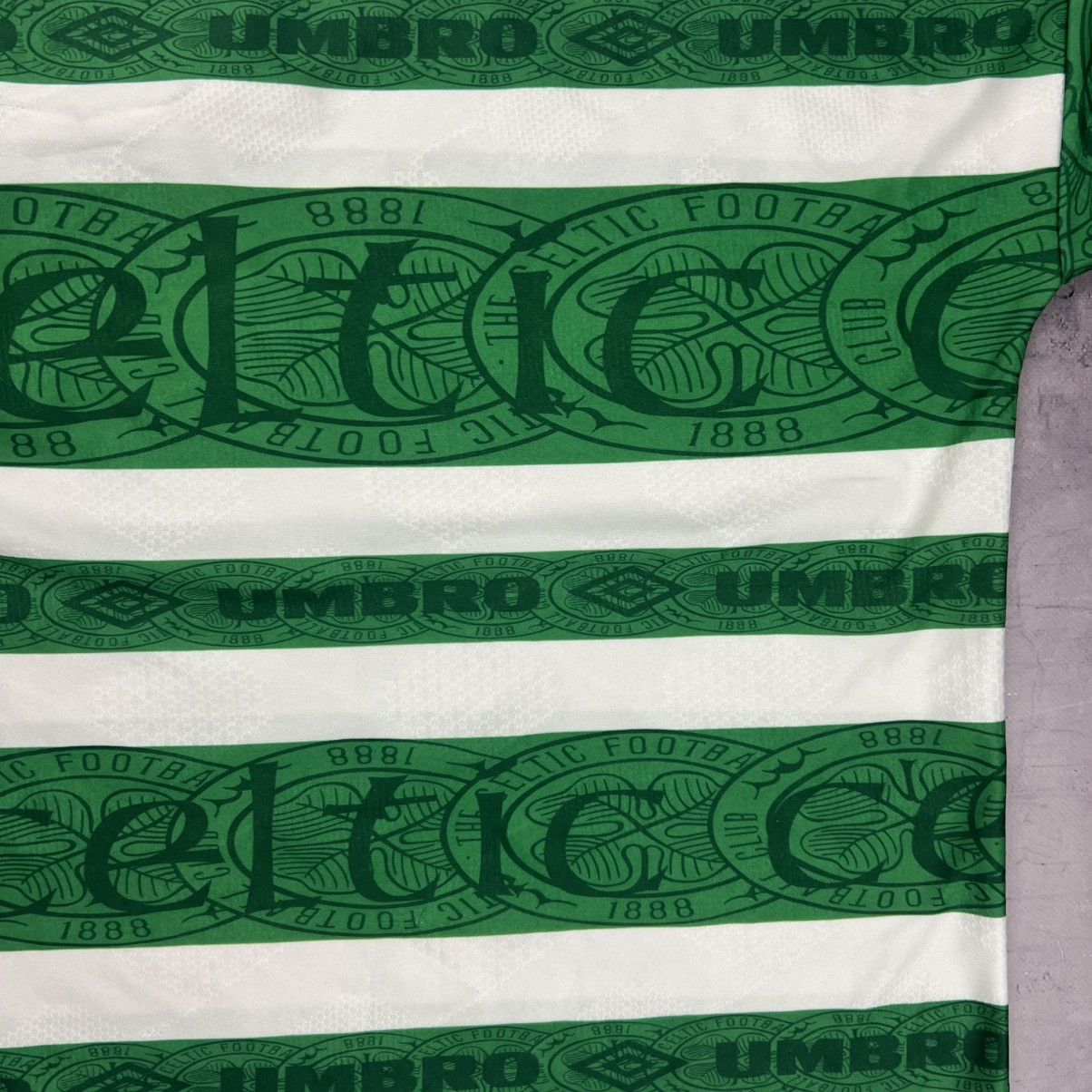 Nike Rare! Celtic 1995/97 Umbro Soccer Jersey Shirt Vintage Size US L / EU 52-54 / 3 - 22 Thumbnail
