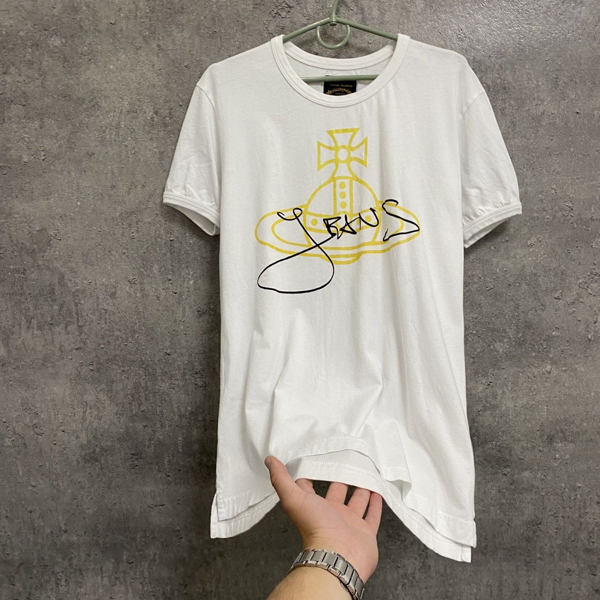 Vivienne Westwood Vivienne Westwood T-Shirt Big Logo White Size US M / EU 48-50 / 2 - 2 Thumbnail