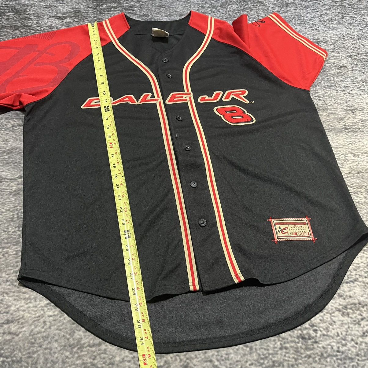 Chase Authentics Vintage Dale Earnhardt Jr #8 Baseball Jersey NASCAR Racing Size US L / EU 52-54 / 3 - 11 Thumbnail