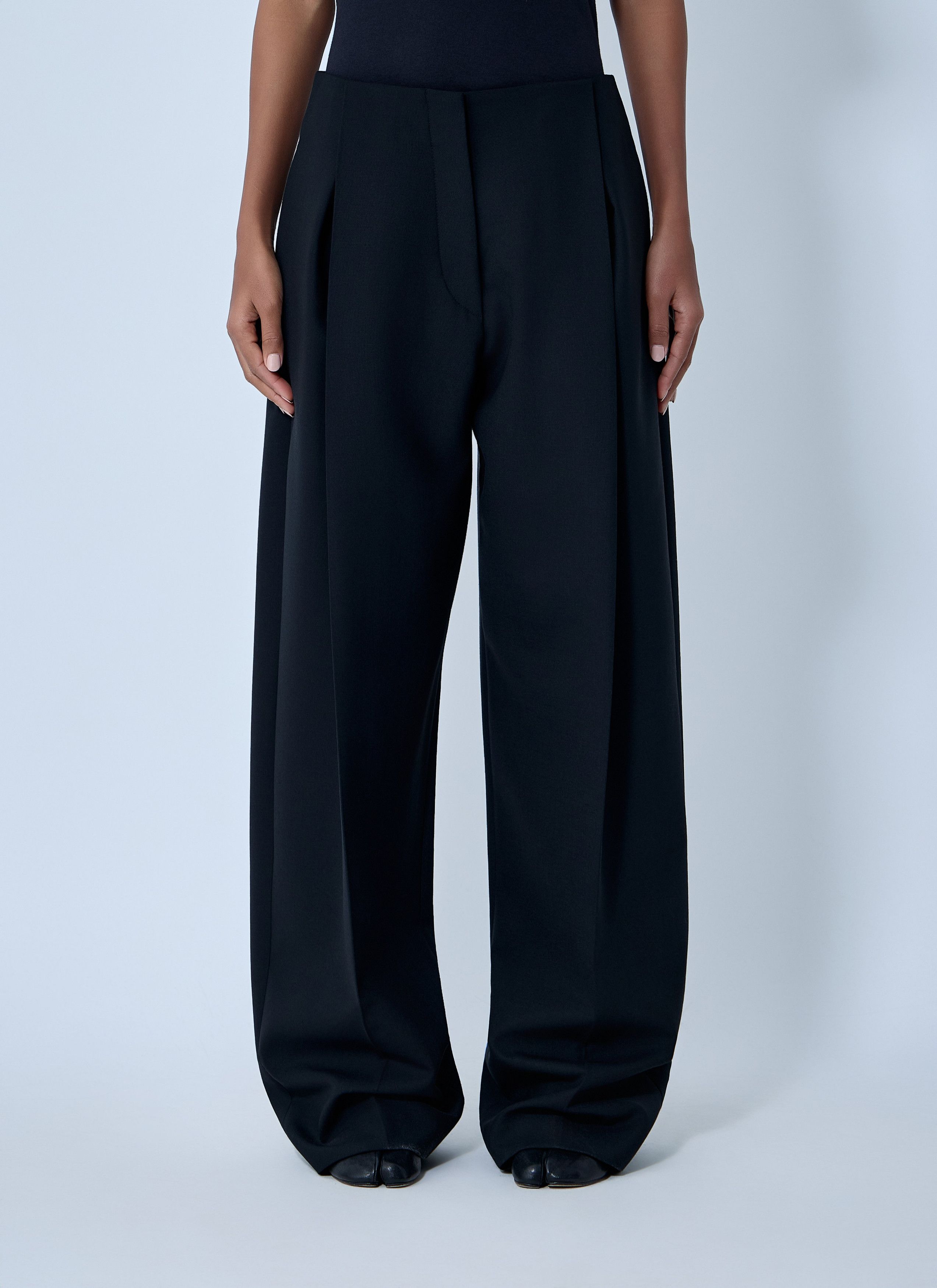 Sportmax Wool-Blend Tailored Pants Size 28" / US 6 / IT 42 - 1 Thumbnail