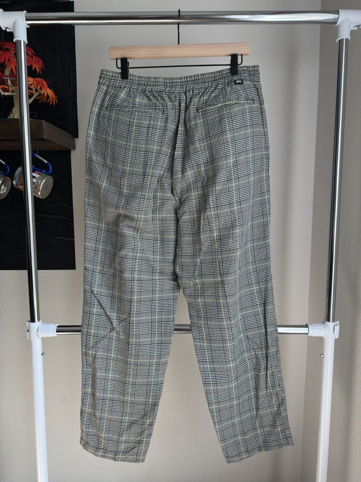 Stussy Plaid Trousers Grey Size US 36 / EU 52 - 2 Thumbnail