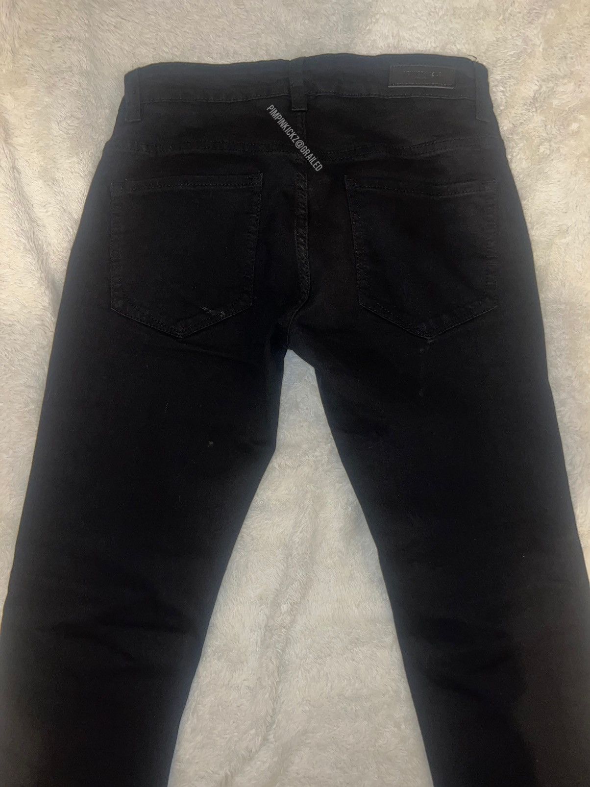 Kenneth Cole Mens Kenneth Cole black denim jeans Size US 28 / EU 44 - 3 Thumbnail