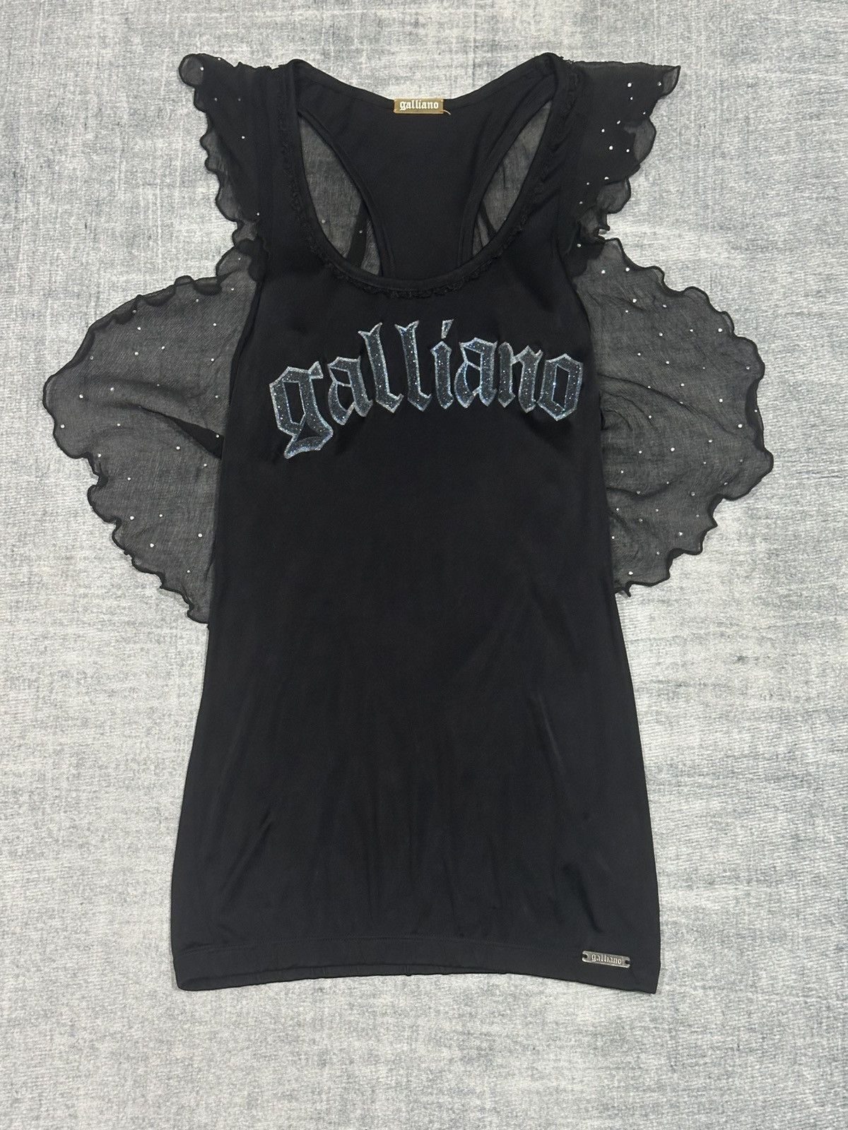 John Galliano Galliano - Y2K - Tank Top Size S / US 4 / IT 40 - 3 Thumbnail