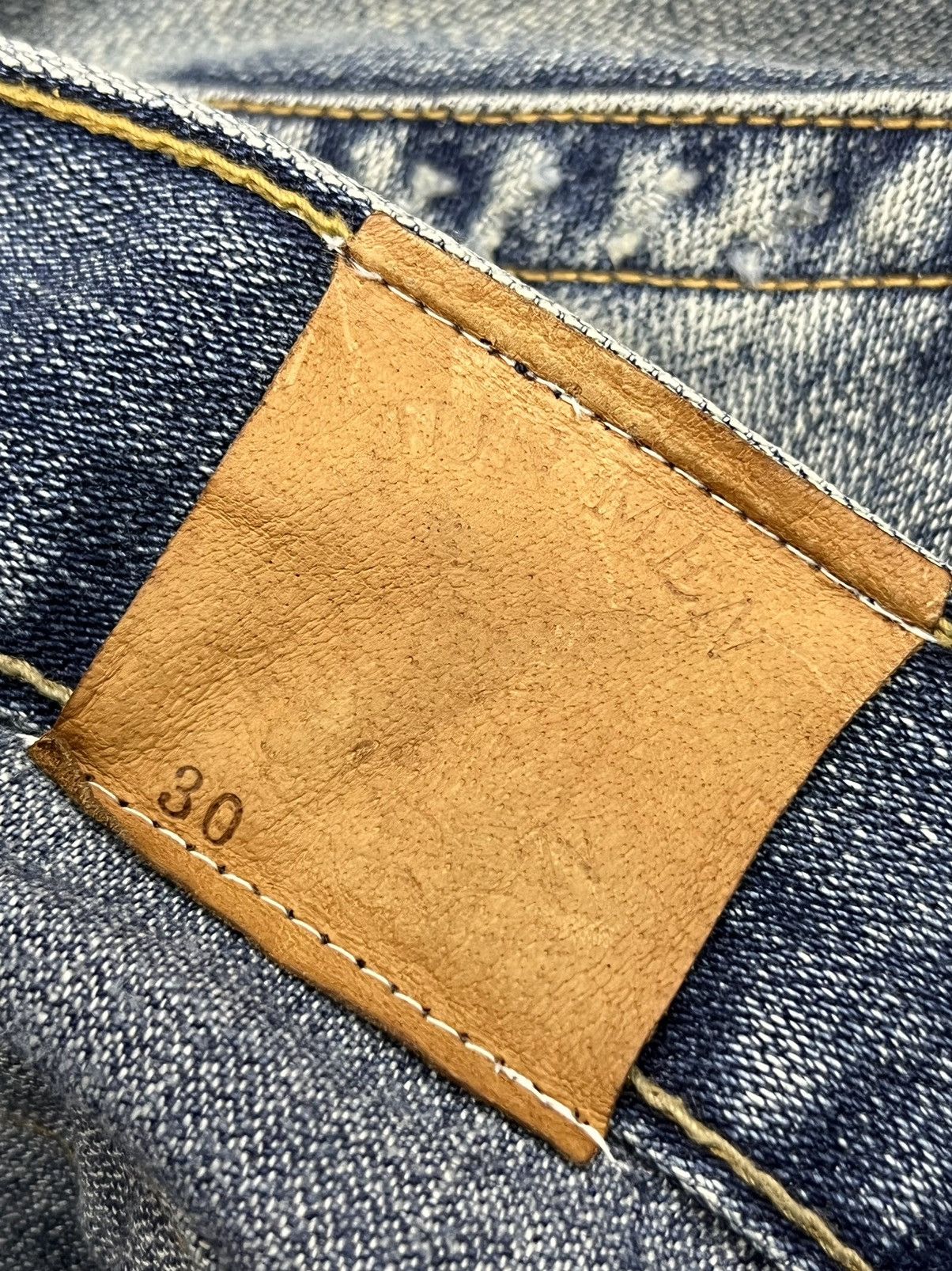 JUN MEN 🔥FYE🔥Vintage JUN MEN FADE OUT BLUE FLARE Jeans Size US 31 - 11 Thumbnail