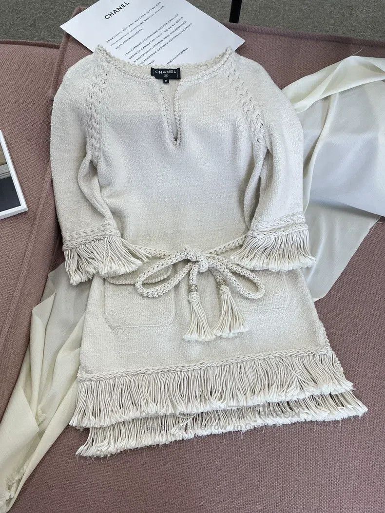 Chanel Chanel Greek series tassel lace-up dress Size XS / US 0-2 / IT 36-38 - 1 Thumbnail