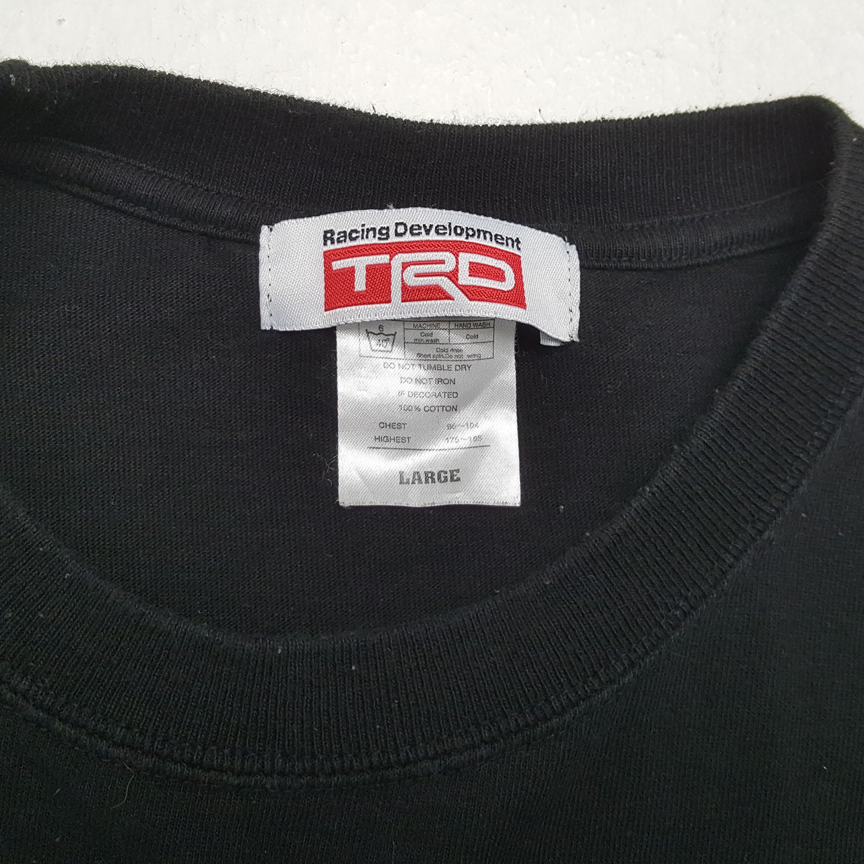 Japanese Brand × Vintage Vintage TRD RACING DEVELOPMENT Japan Racing Brand T-Shirts Size US M / EU 48-50 / 2 - 7 Thumbnail
