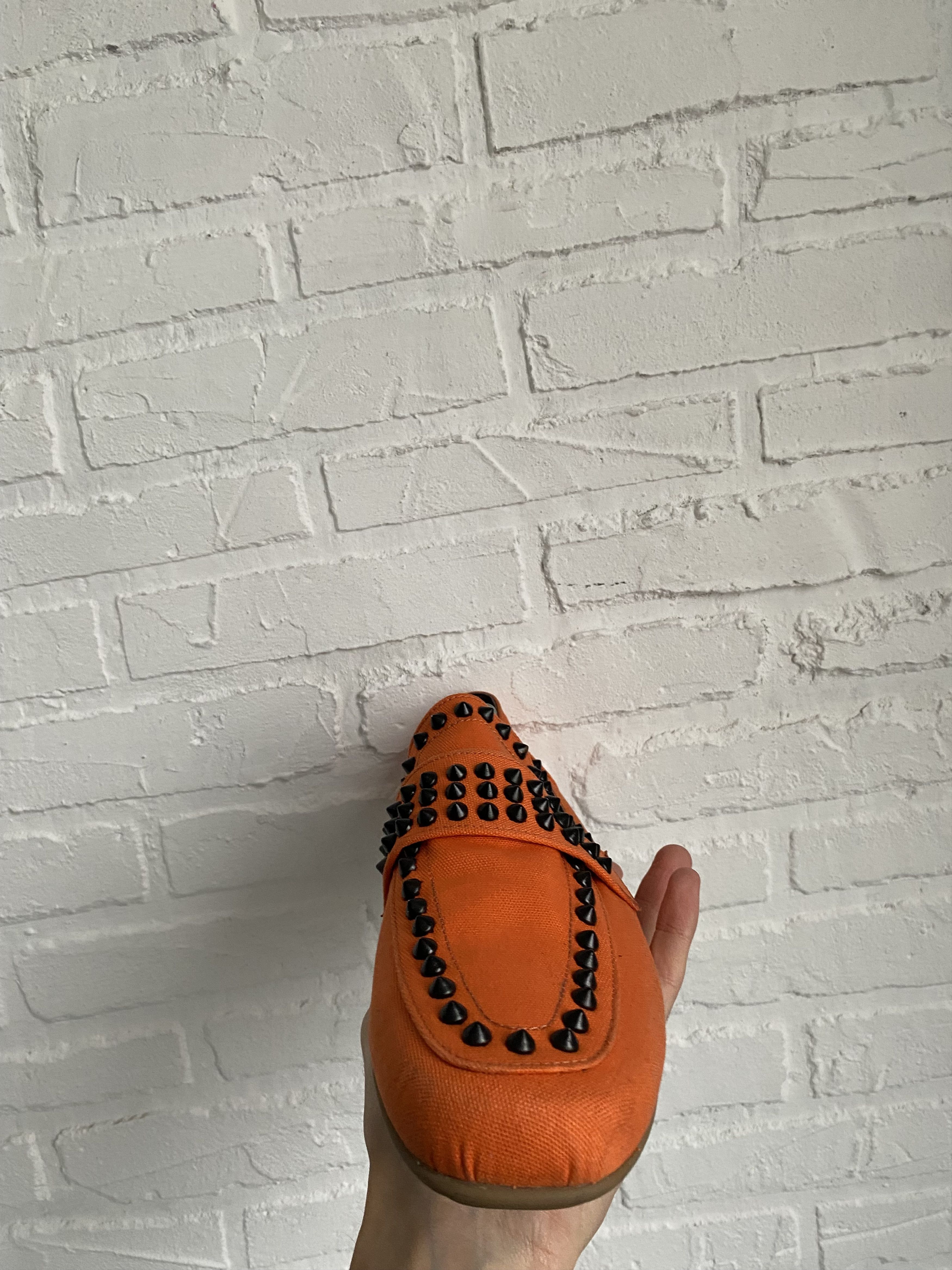 John Galliano John Galliano spikes orange slippers moccasins Size US 8.5 / EU 41-42 - 6 Thumbnail