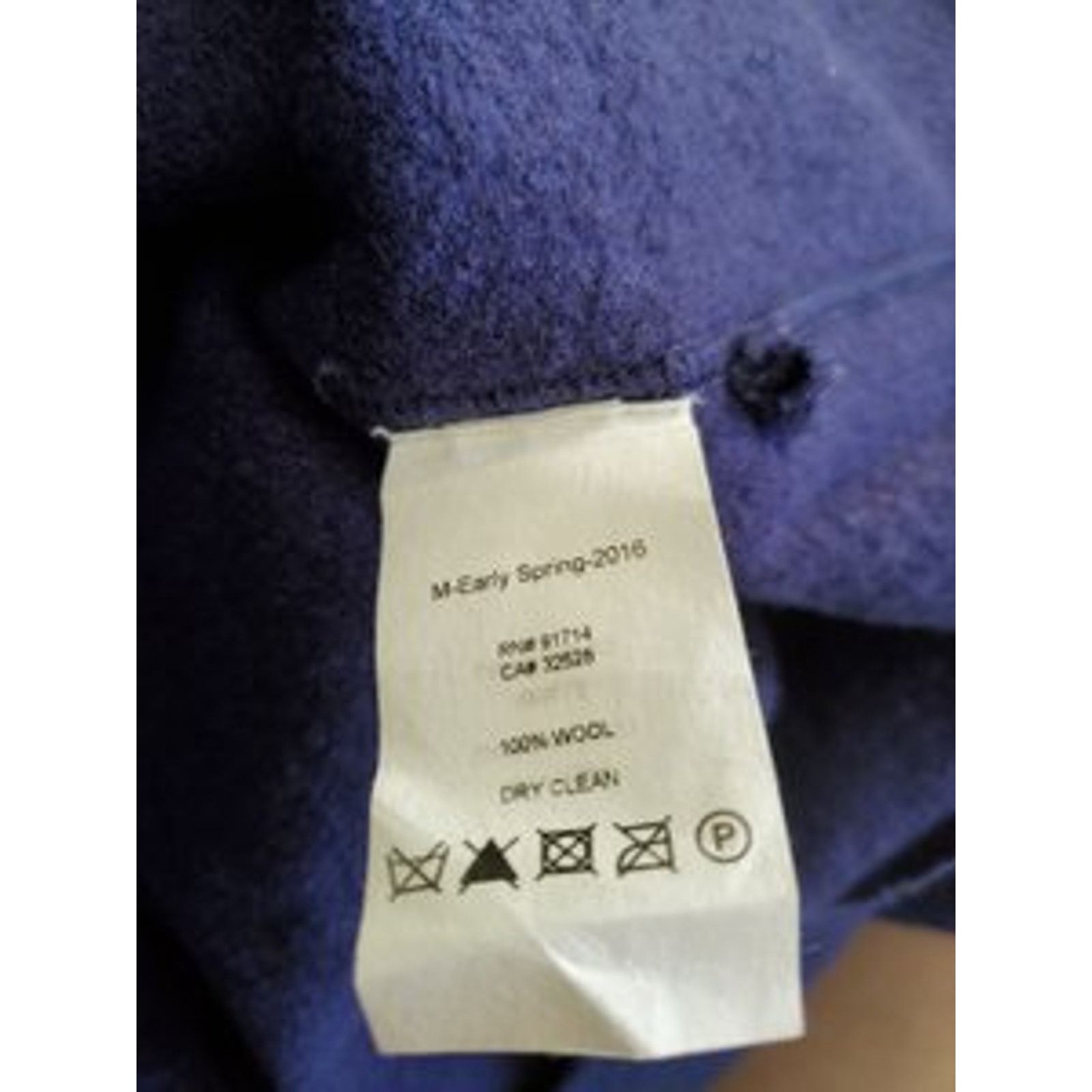 Armani Exchange A|X Armani Exchange 100% Wool Dark Blue Hooded Sweater, XL Size XL / US 12-14 / IT 48-50 - 7 Thumbnail