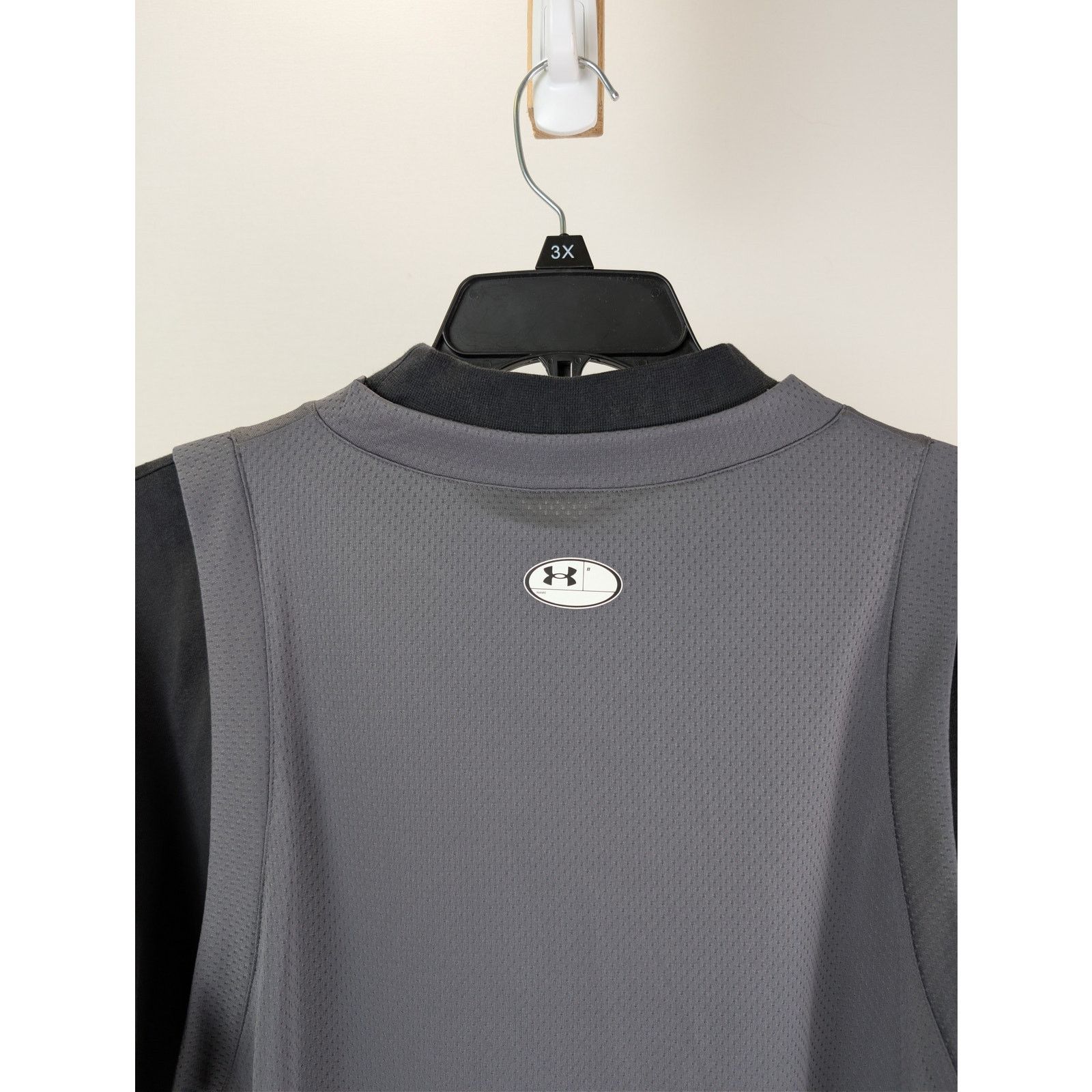 Balenciaga × Under Armour o1rshd1 Sporty Mesh UA Triple Layered T-Shirt in Castle Rock Size US M / EU 48-50 / 2 - 12 Thumbnail