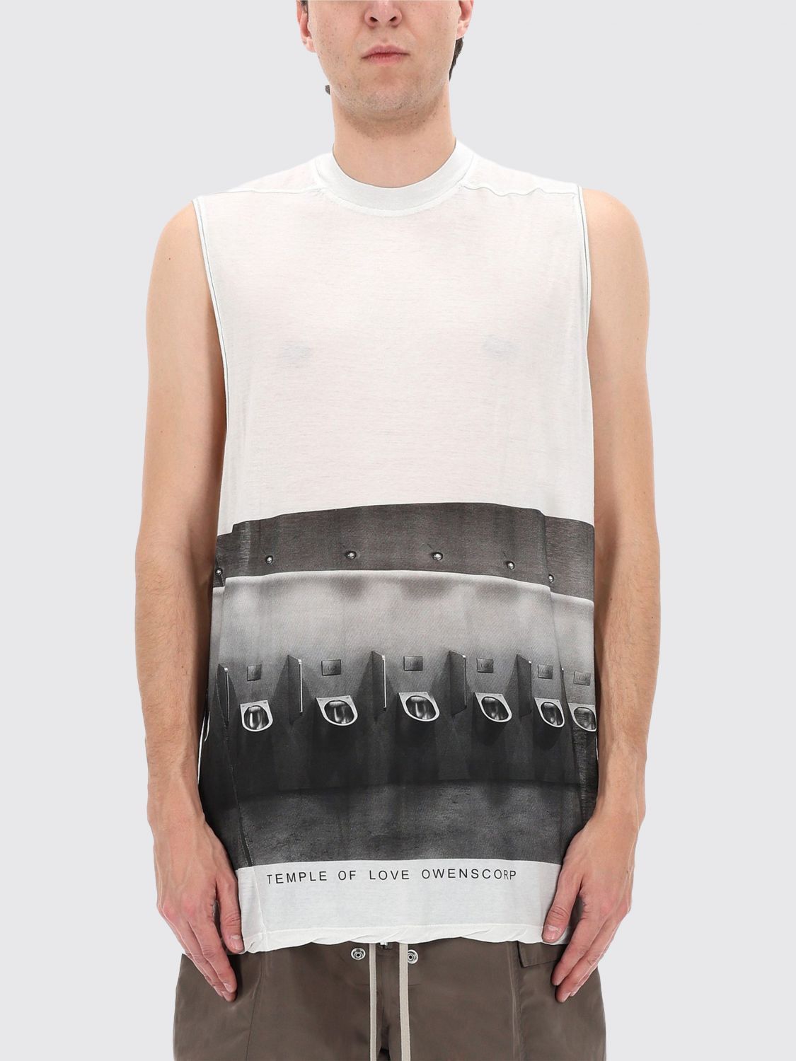 Rick Owens Rick Owens T-Shirt Men White Size US XS / EU 42 / 0 - 1 Thumbnail