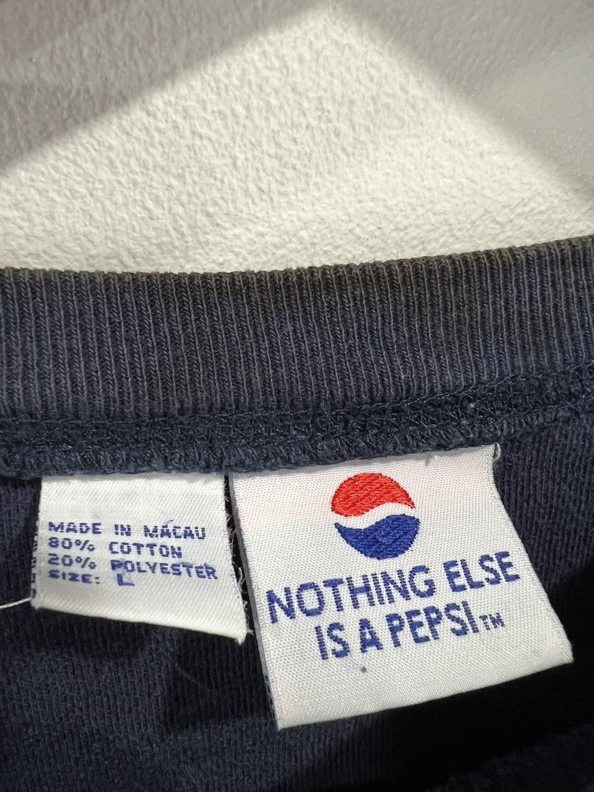 Vintage Vintage Pepsi Spellout Sweater sweatshirt Size US L / EU 52-54 / 3 - 4 Thumbnail