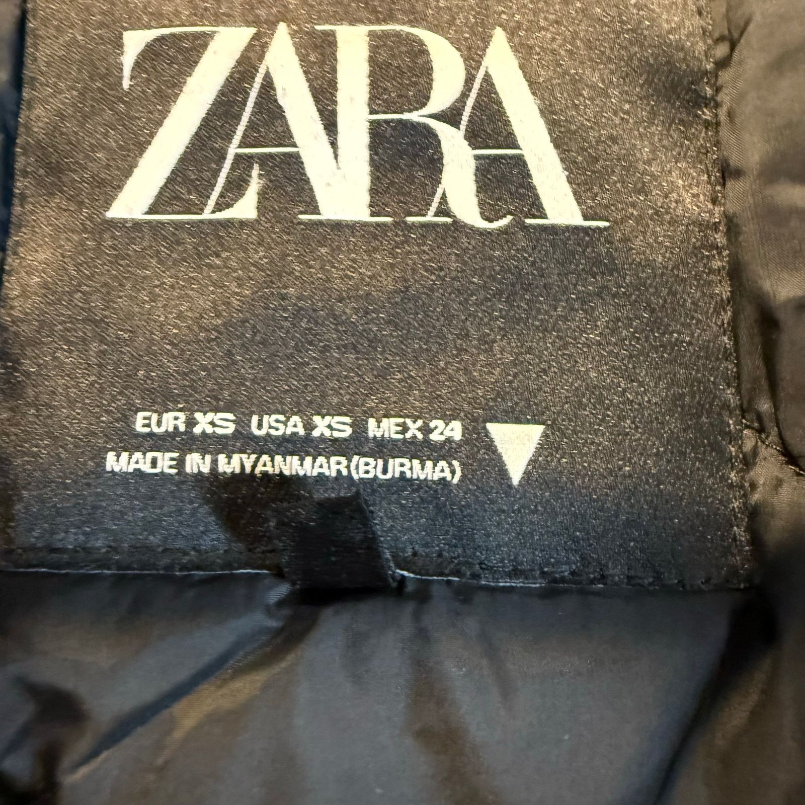Zara Zara Oversized Bomber Jacket Raincoat Women's XS Blue Black Size XS / US 0-2 / IT 36-38 - 7 Thumbnail