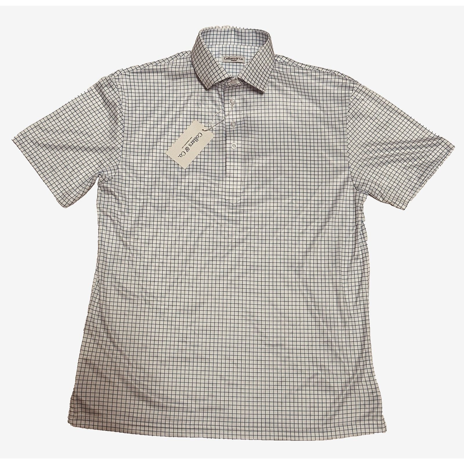 Other Collars & Co. Blue Dress Polo Sz M Performance 4-Way Stretch Size US M / EU 48-50 / 2 - 5 Thumbnail