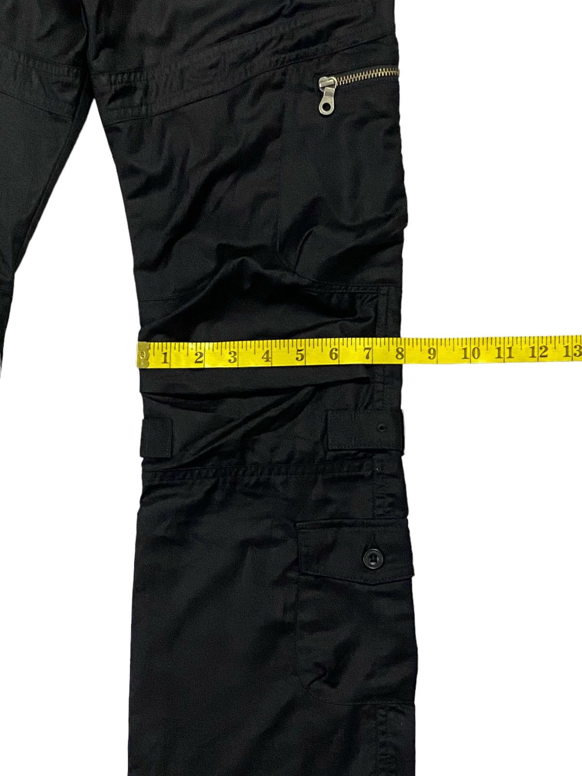 If Six Was Nine × Japanese Brand × semanticdesign Rare🔥Semantic Design Shiny MultiPocket Bondage Pants Size US 31 - 10 Thumbnail