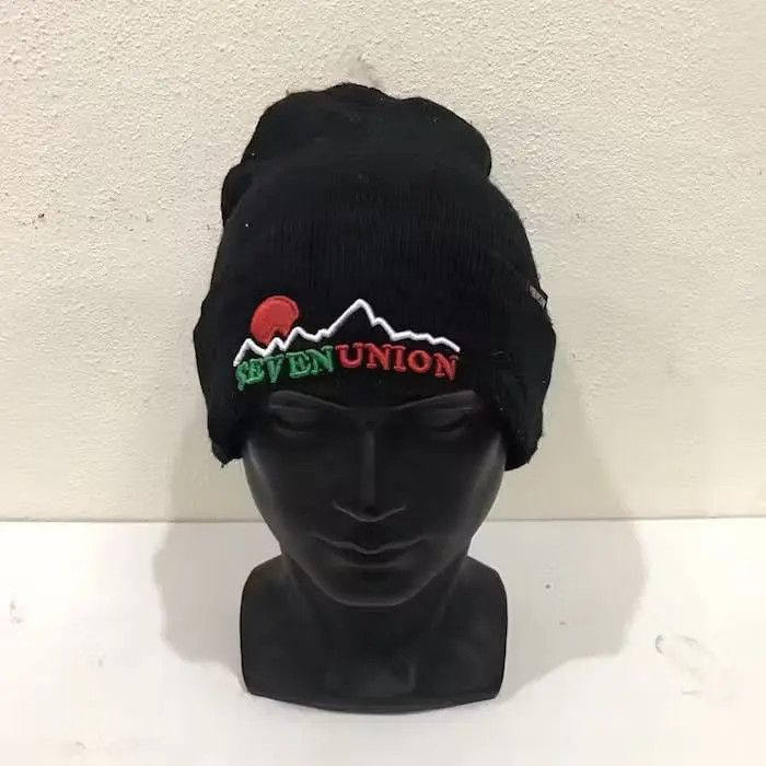 Japanese Brand × Vintage Seven Union Beanie Hat Size ONE SIZE - 2 Thumbnail